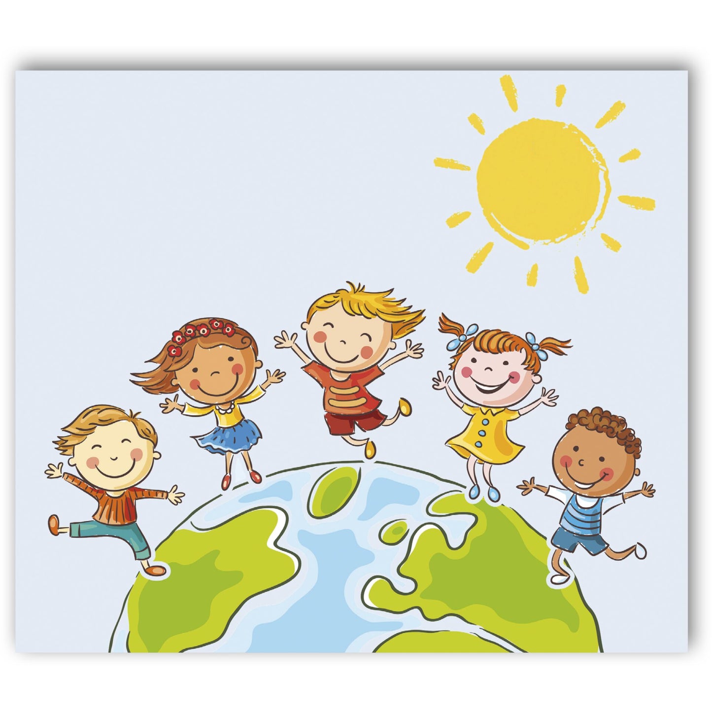 1x10 Daiber Globe 13x18 Kids Portrait folders 13348