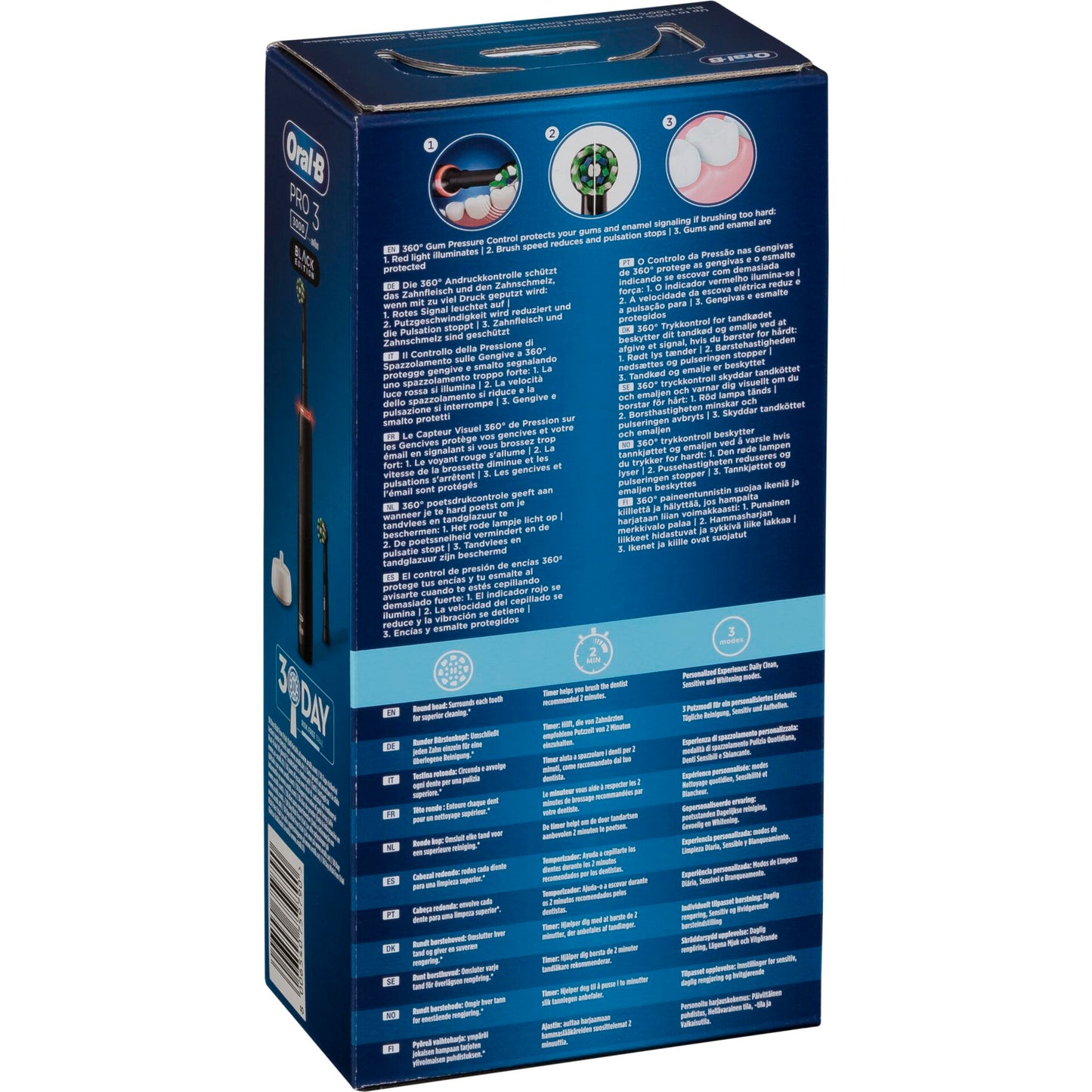 Oral-B PRO 3 3000 Cross Action Black Edition  JAS 22