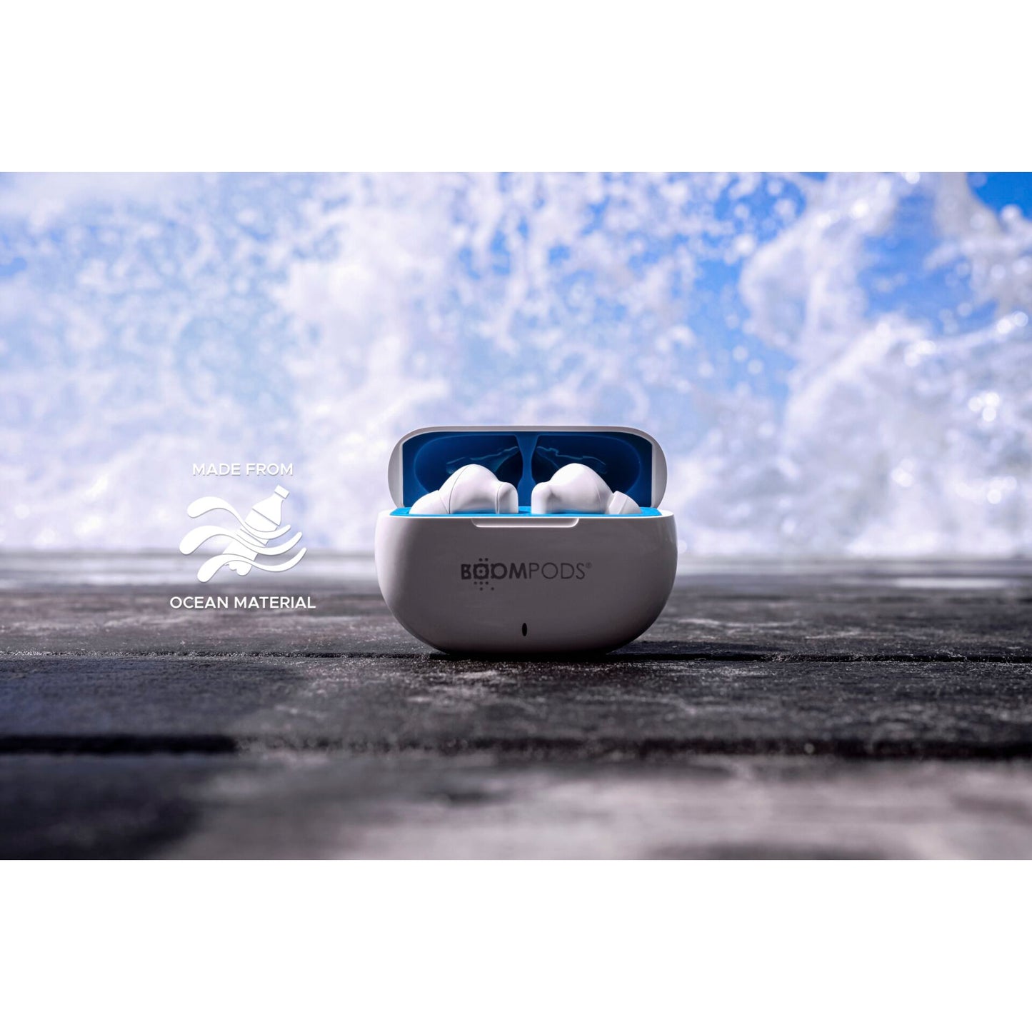 Boompods Tide Skim TWS White