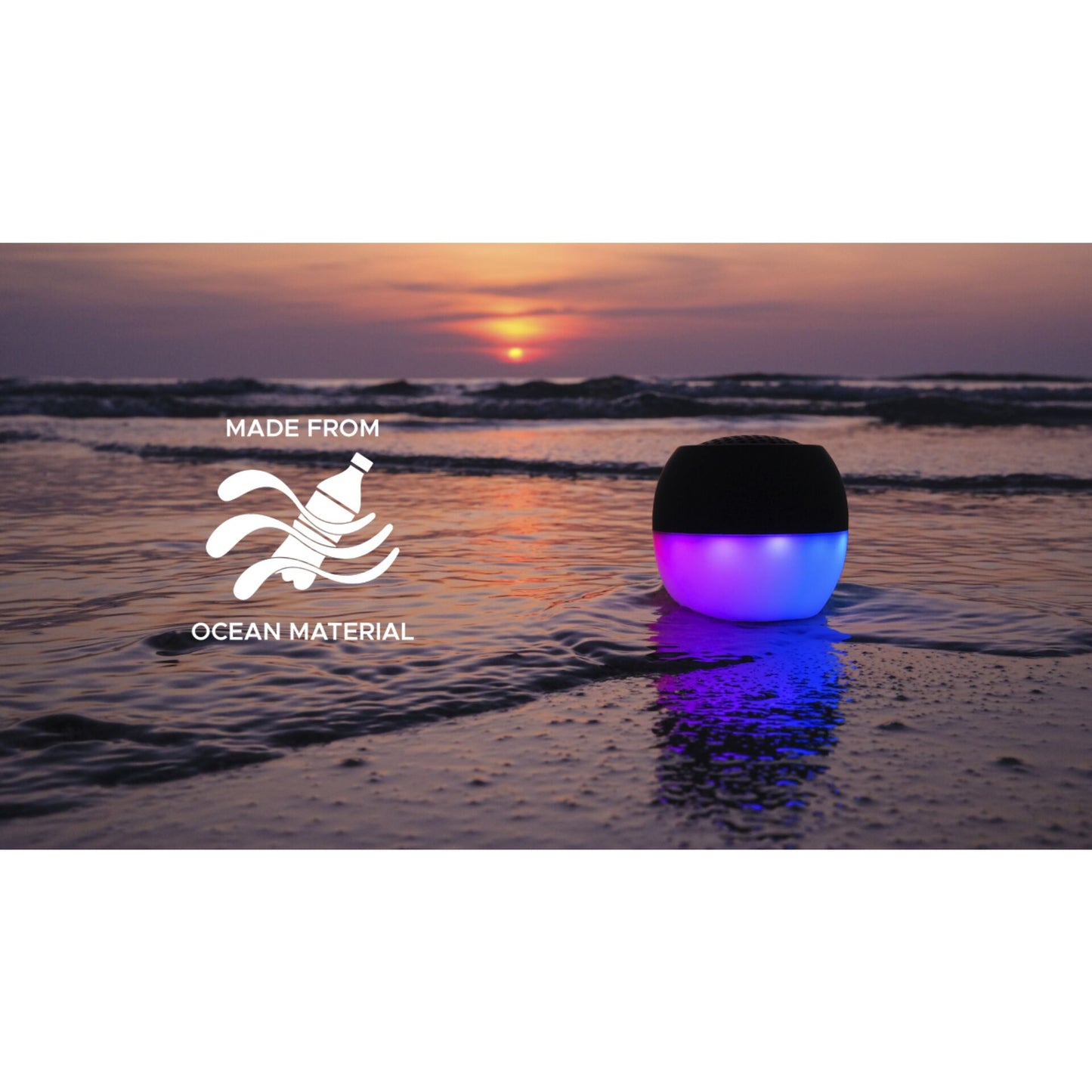 Boompods Tide Round Speaker Soundflare Black