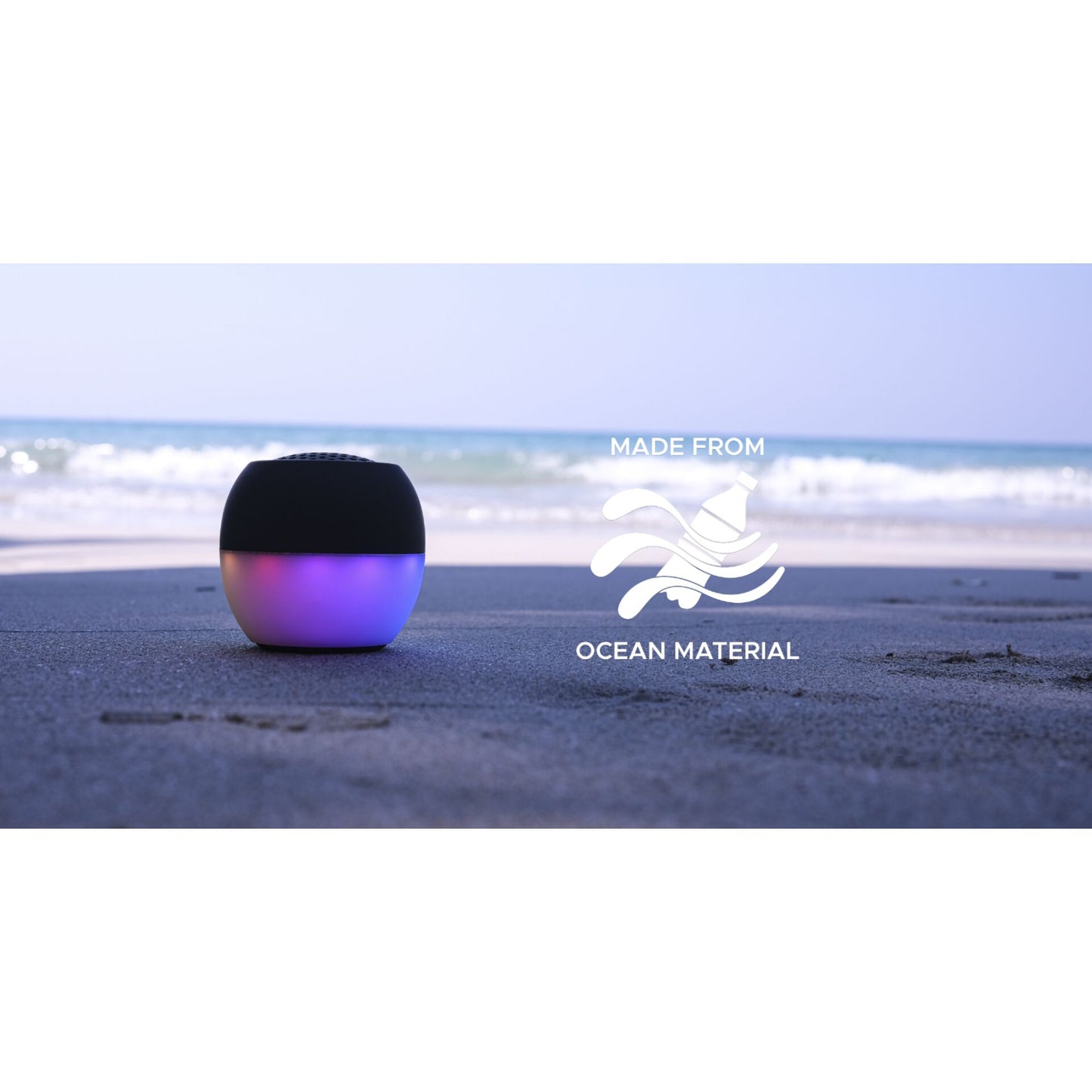 Boompods Tide Round Speaker Soundflare Black