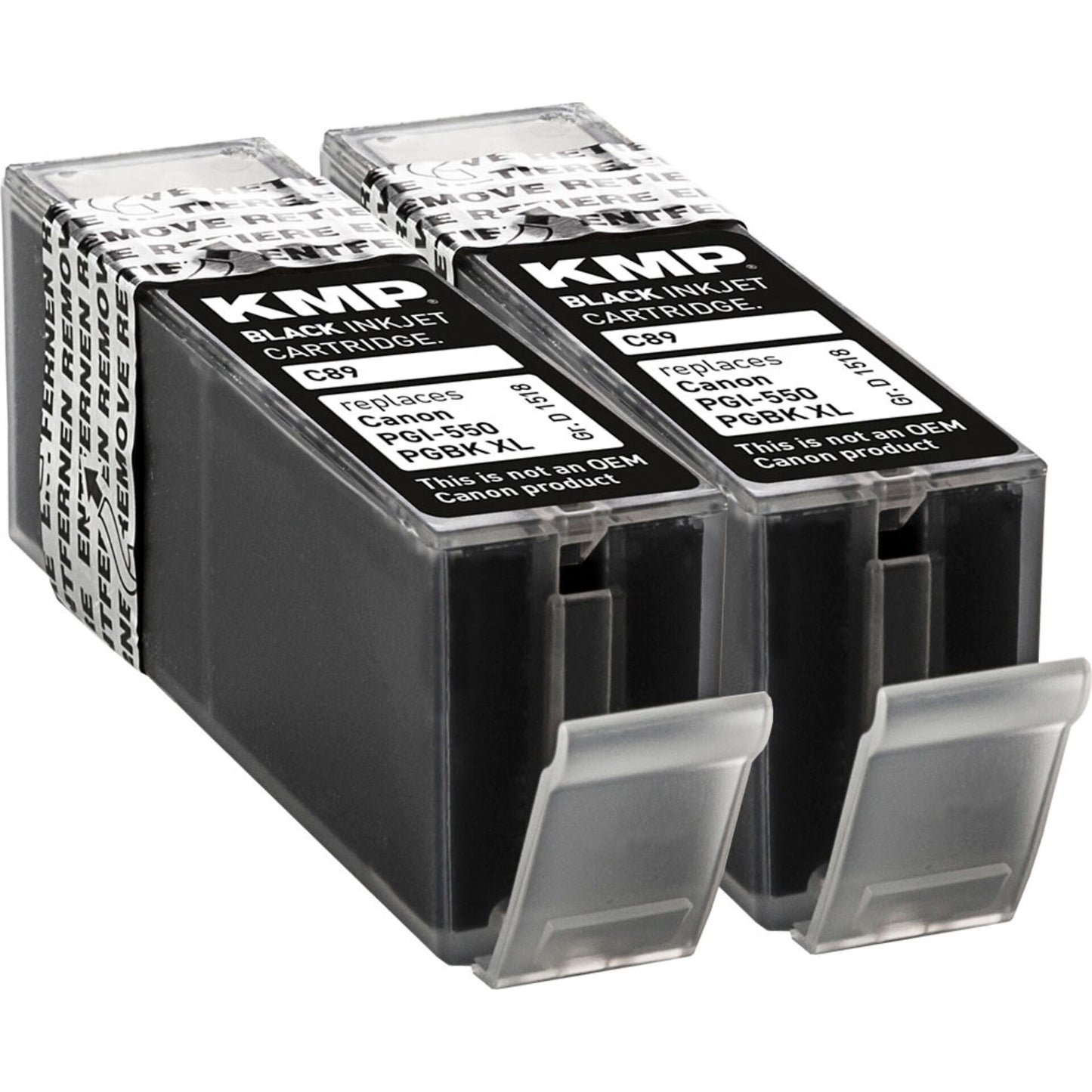 KMP C89D ink cartridge sw DP comp. with Canon PGI-550PGBK