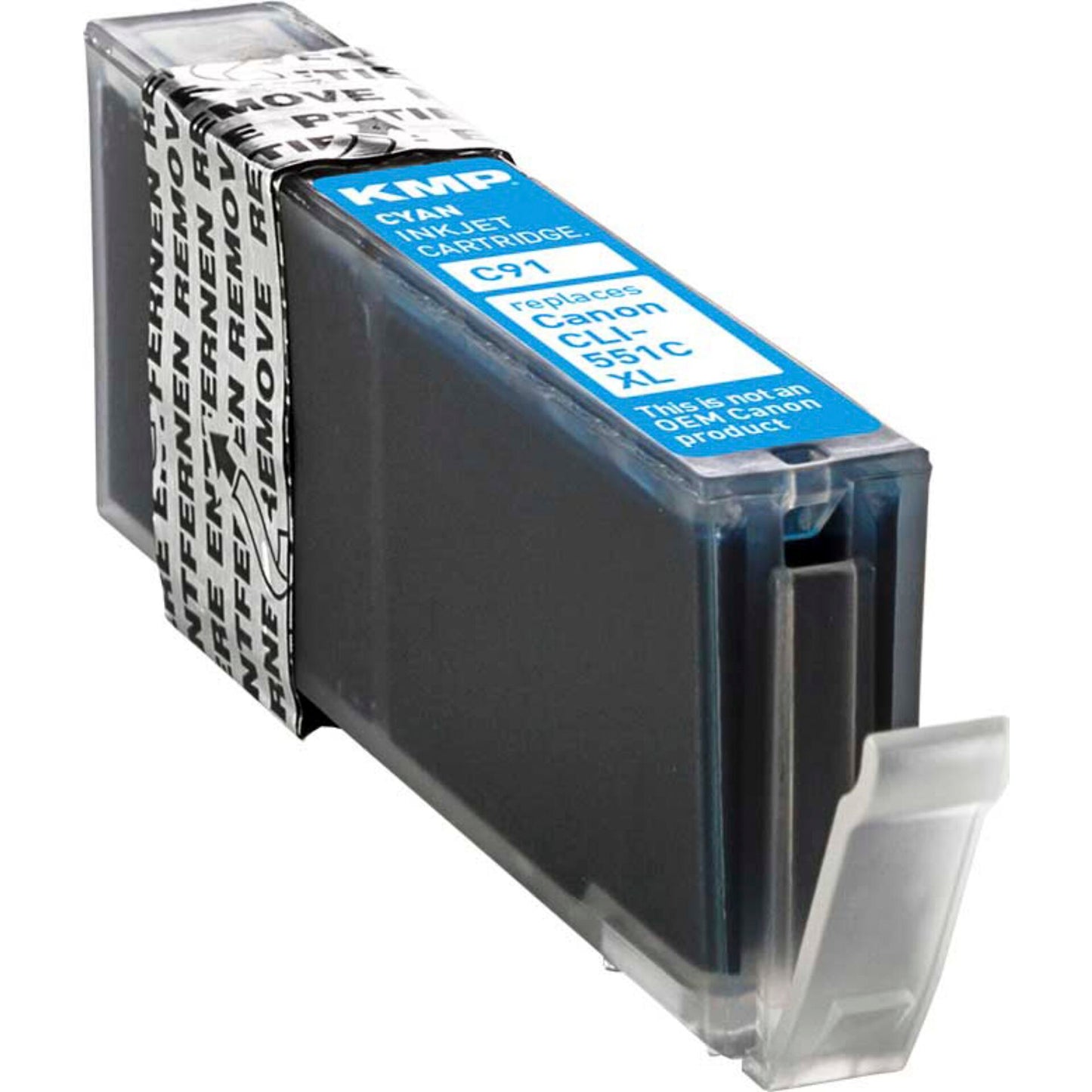 KMP C91 ink cartridge cyan comp. with Canon CLI-551 C XL
