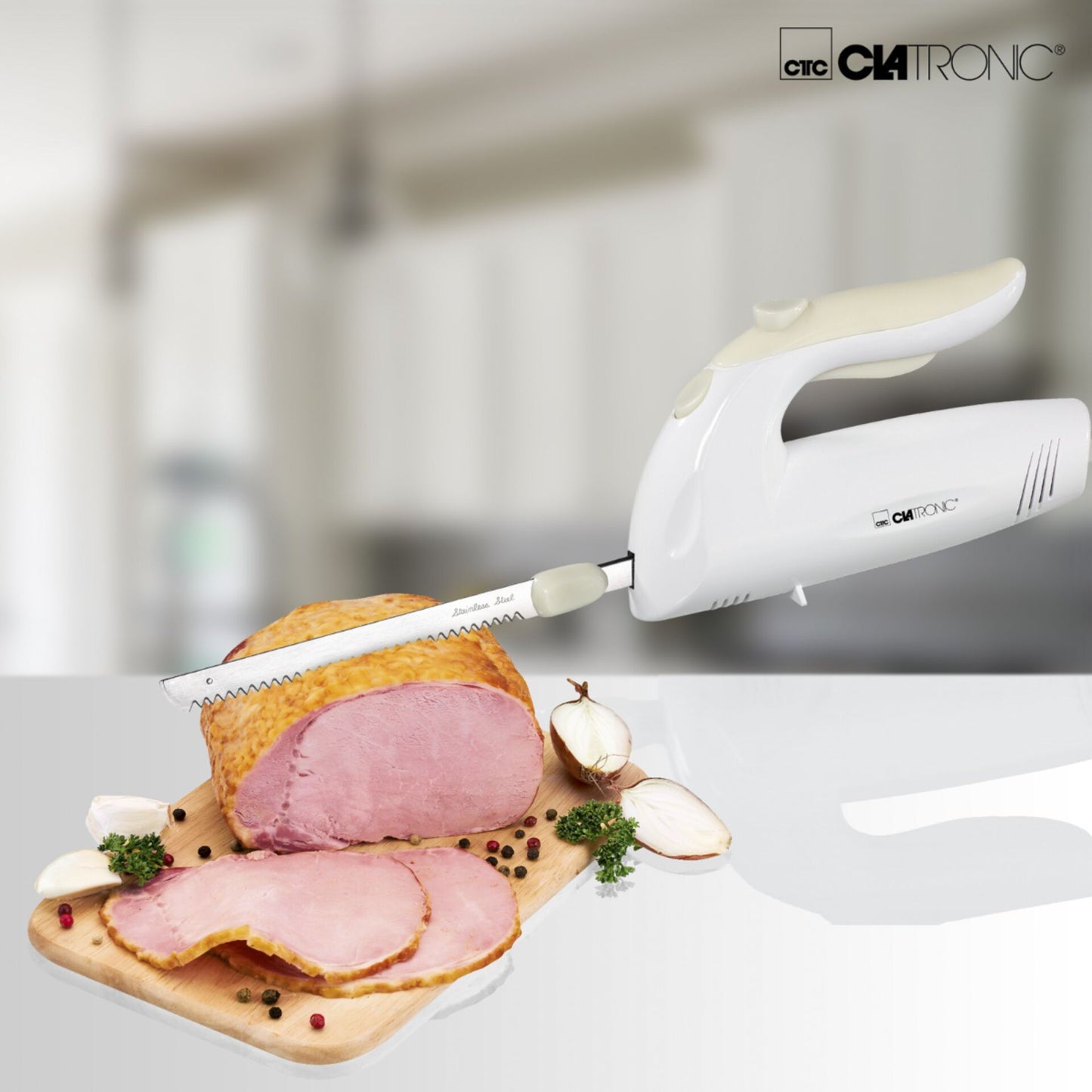 Clatronic EM 3062 white Electric knife