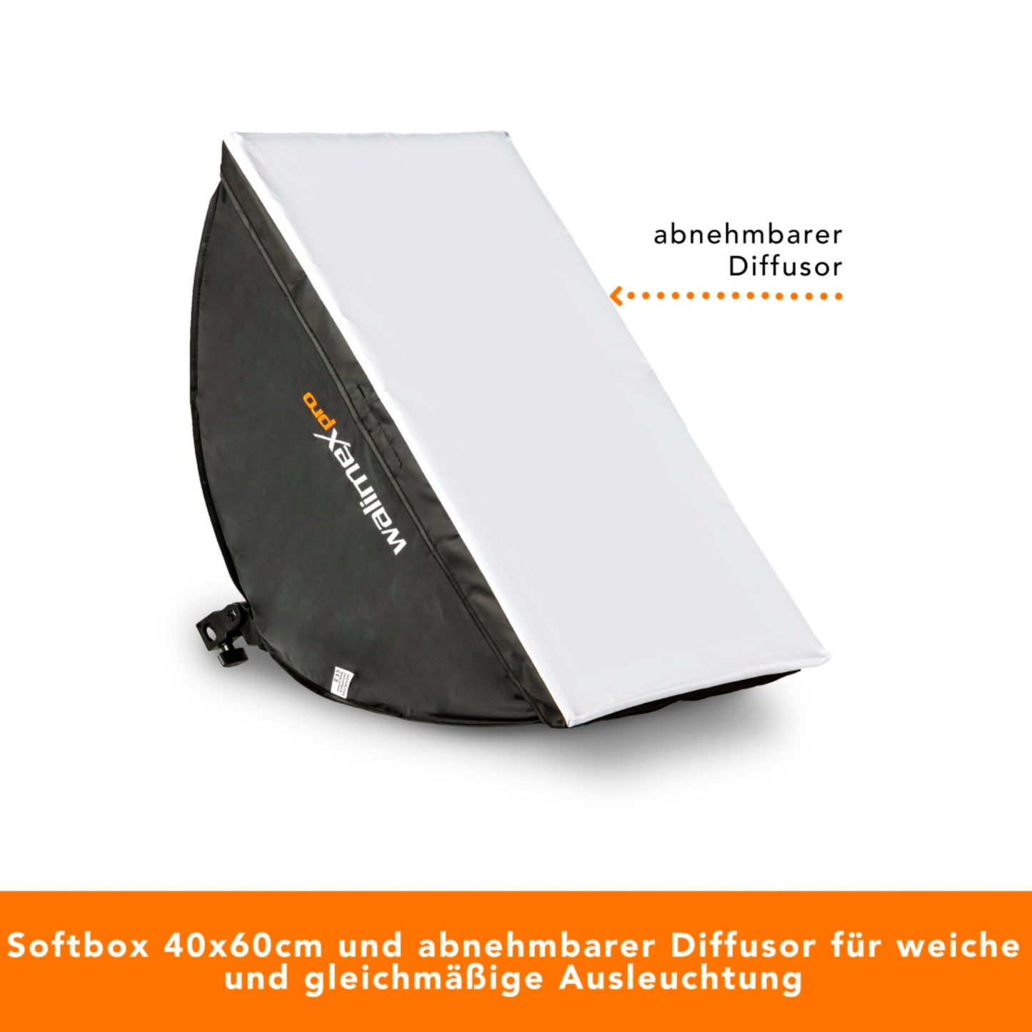 walimex pro LED 60W Softbox 40x60cm Bi color