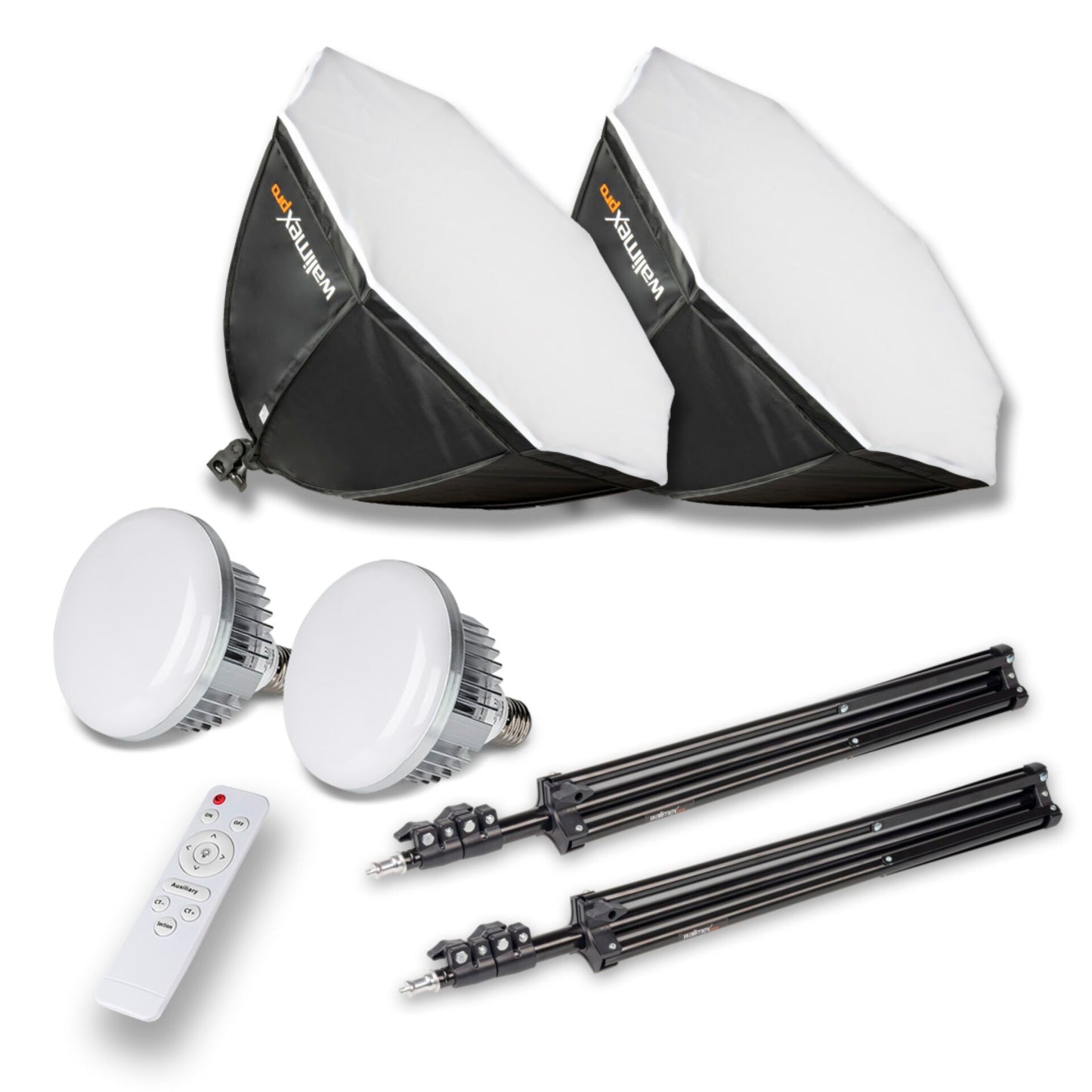 walimex pro LED 60W Octagon Ø65cm Bi color Kit 2