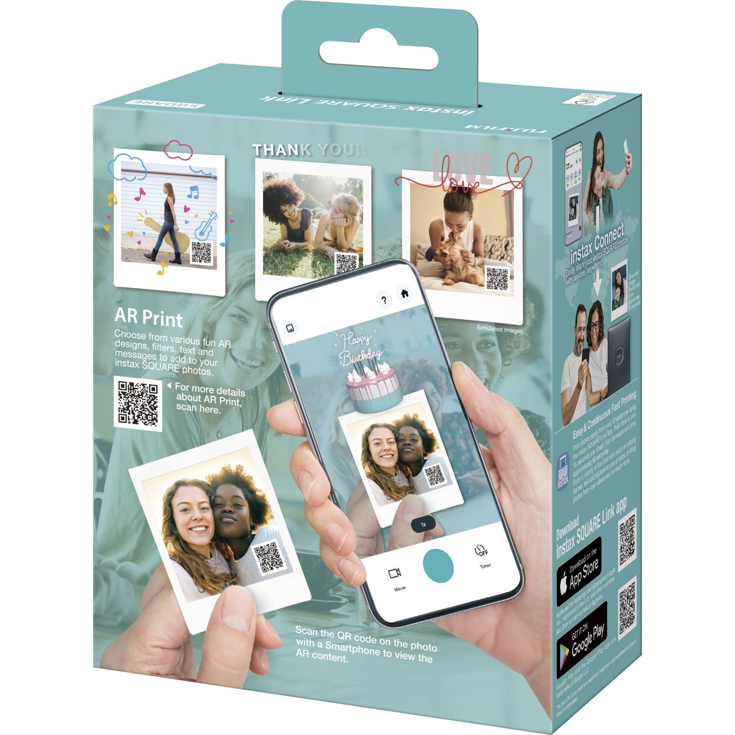 Fujifilm instax SQUARE SQ Link EX D Midnight Green