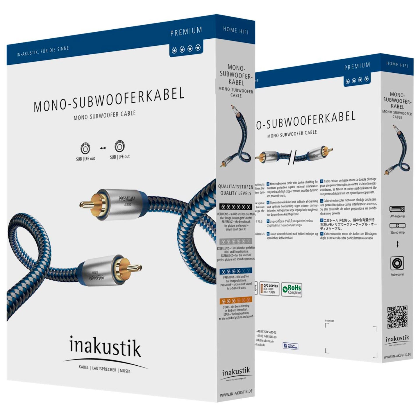 in-akustik Premium Y Subwoofer SUB 2,0m 00408021