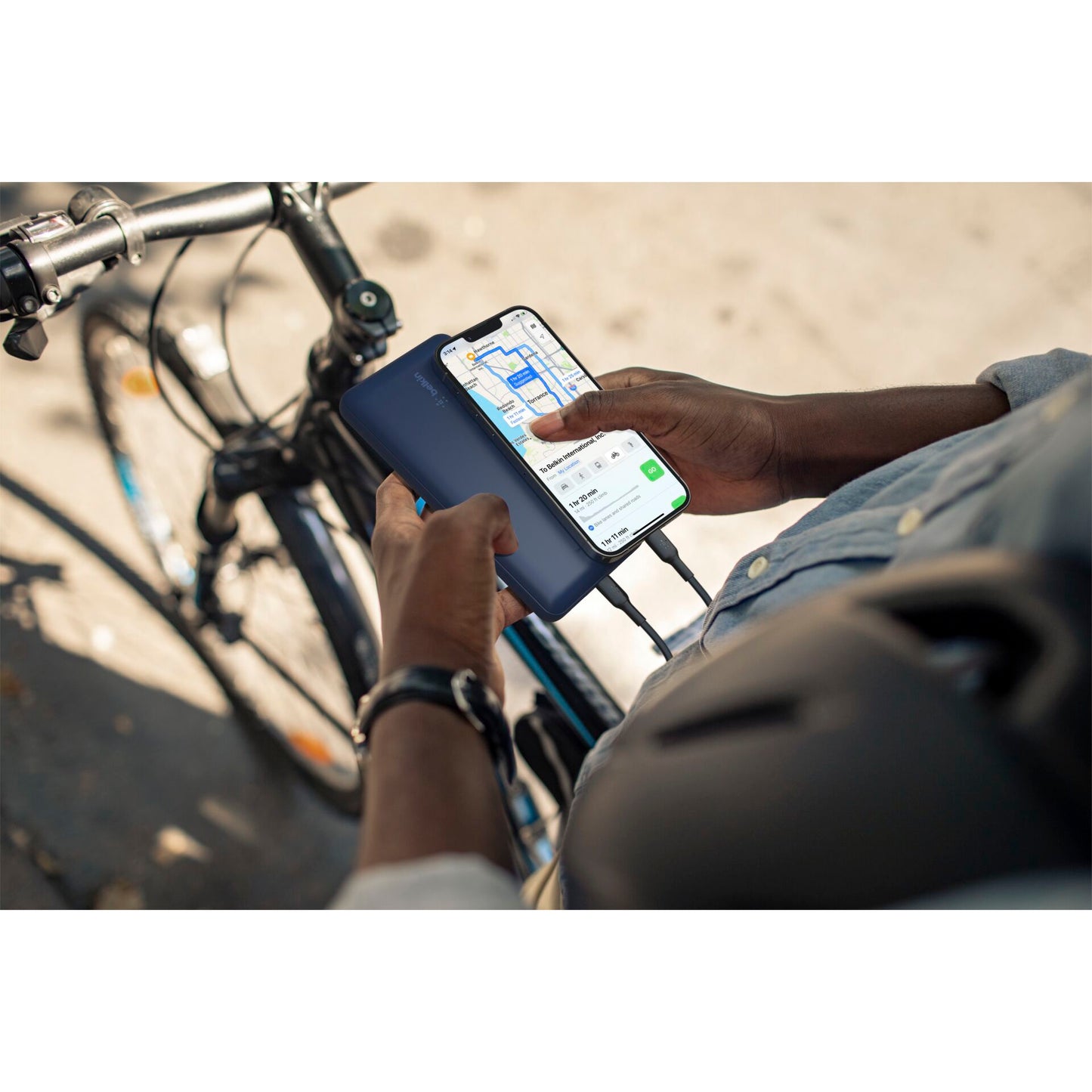 Belkin Powerbank 20.000mAh blue 15W+USB-A/C Kab. 15cm BPB012BTBL