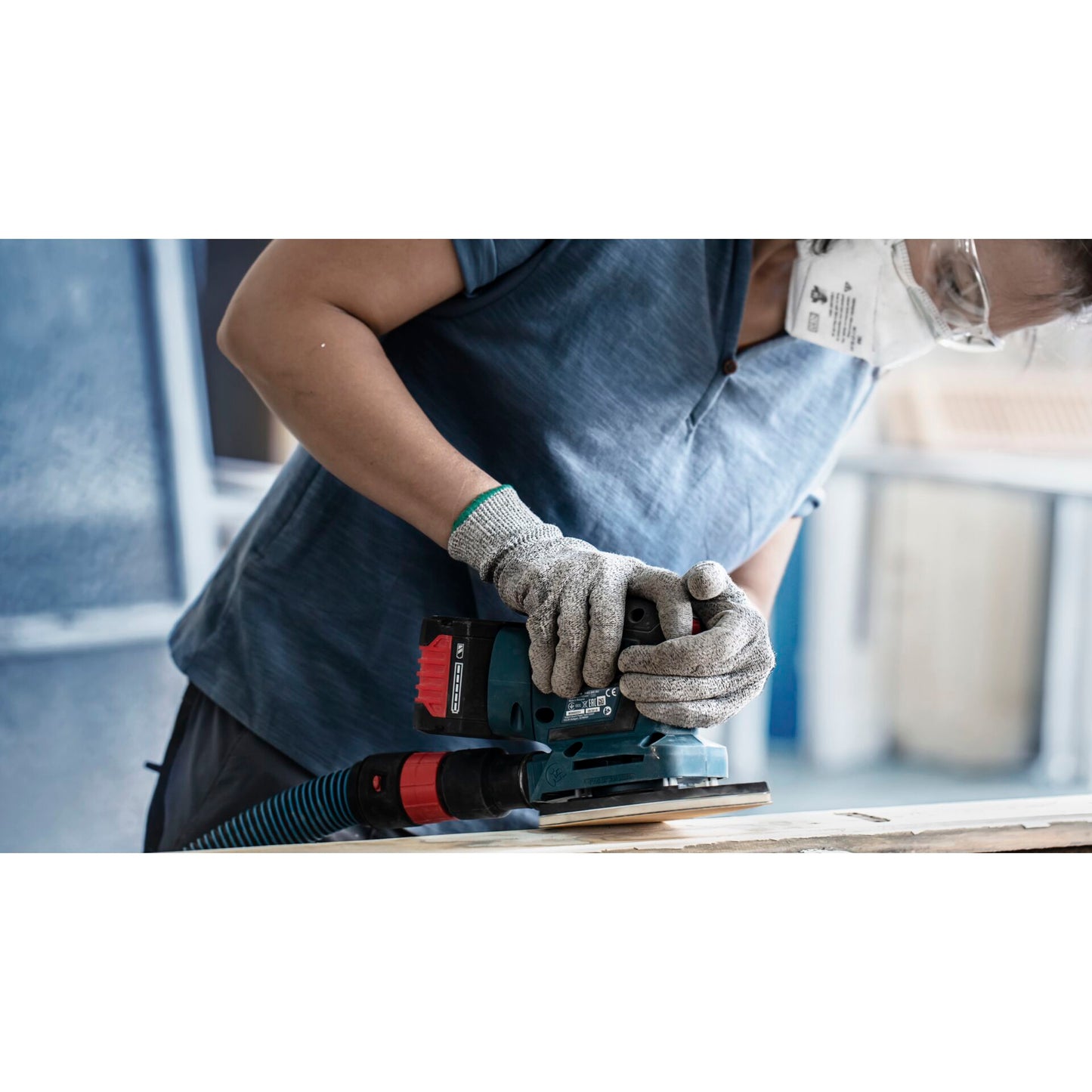 Bosch Sanding Pad C470,100x150 mm,K40,10x