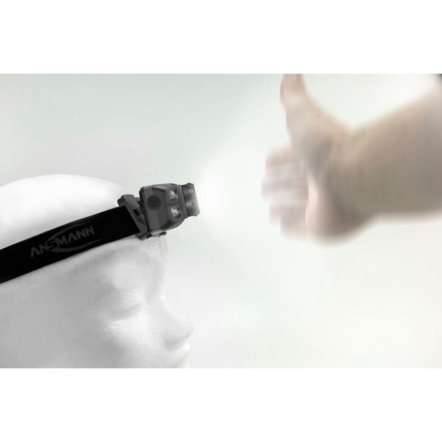 Ansmann Headlight HD450FRS Dimmable Li-Ion, USB-C 1600-0528