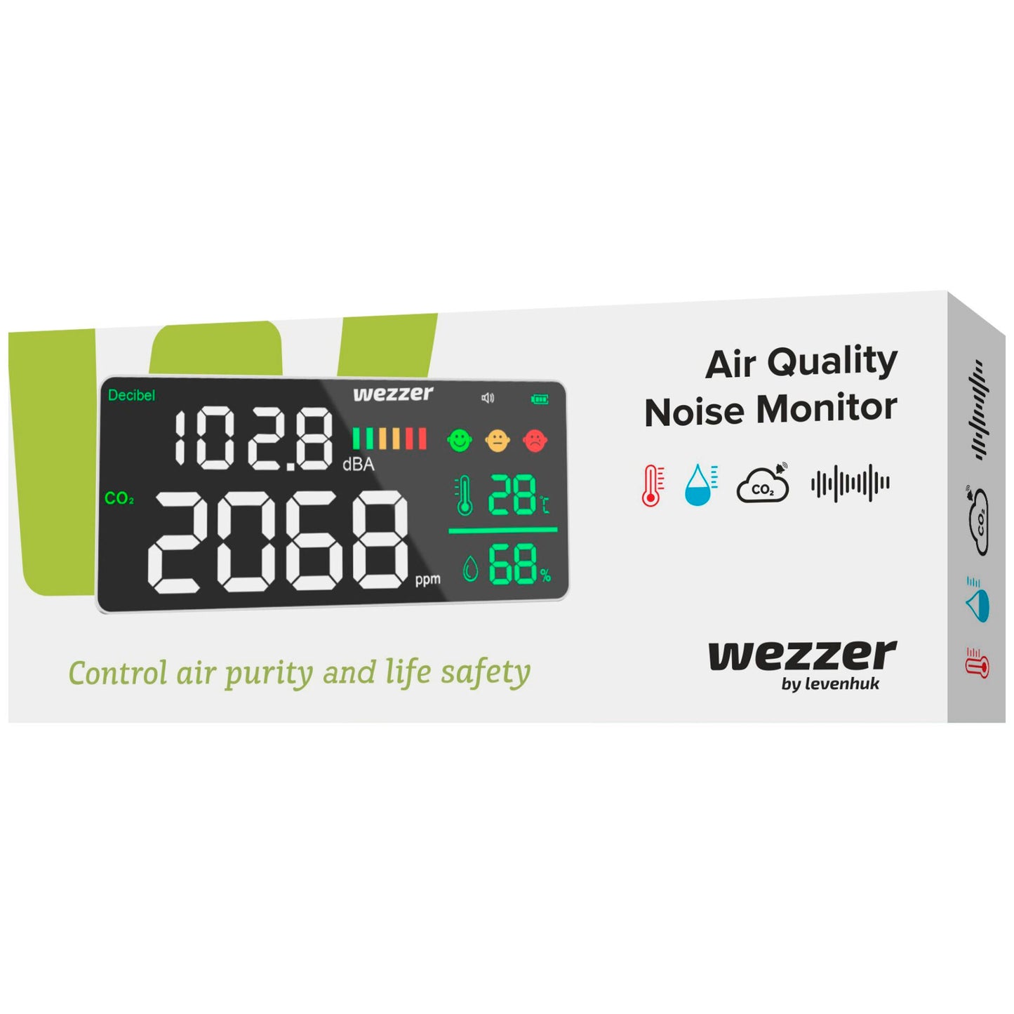 Levenhuk Wezzer Air PRO CN20 Air Quality Noise Monitor