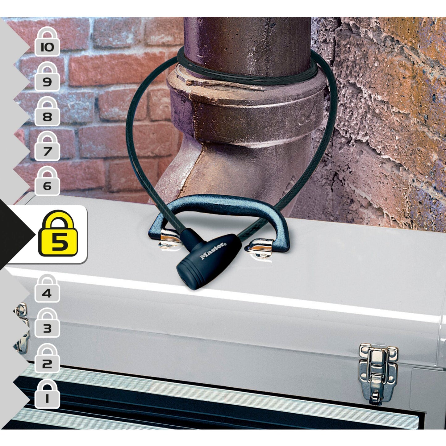 Master Lock Bike Lock U-Lock 8154EURD