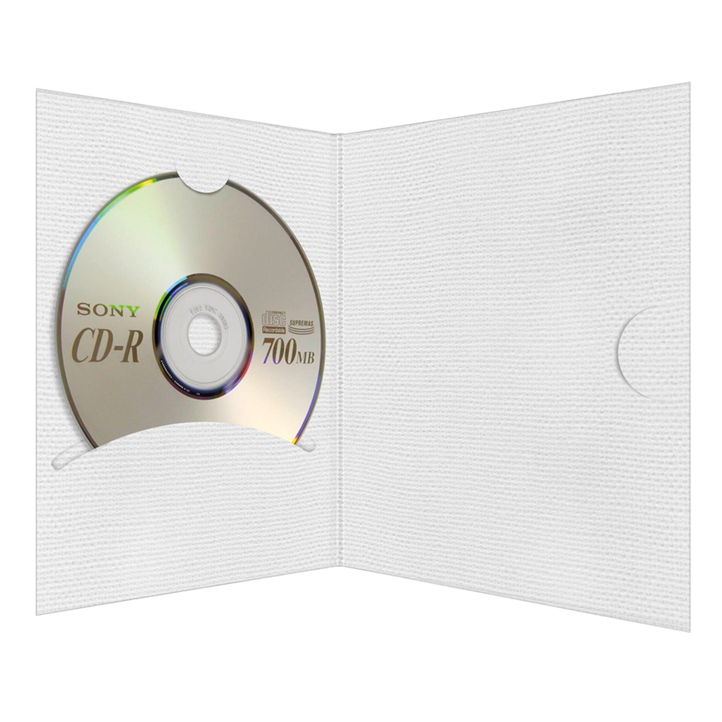 1x100 Daiber Portrait folders Opti-Line up to 13x18 cm white