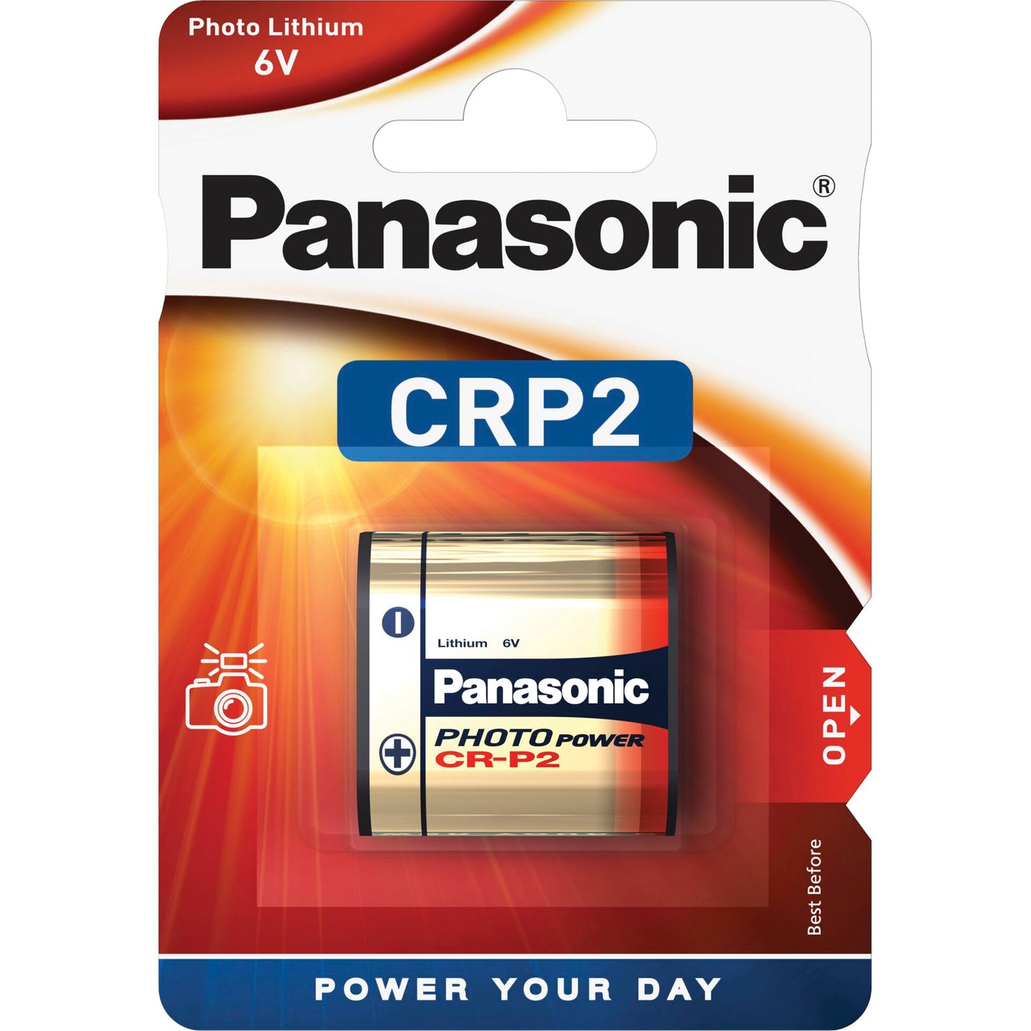 1 Panasonic Photo CR-P2P Lithium
