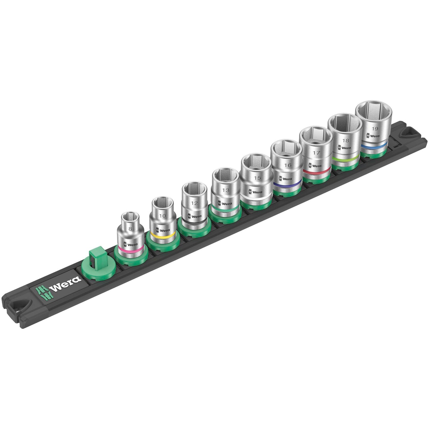 Wera Magnetic Socket Rail B 4 Zyklop Socket Set