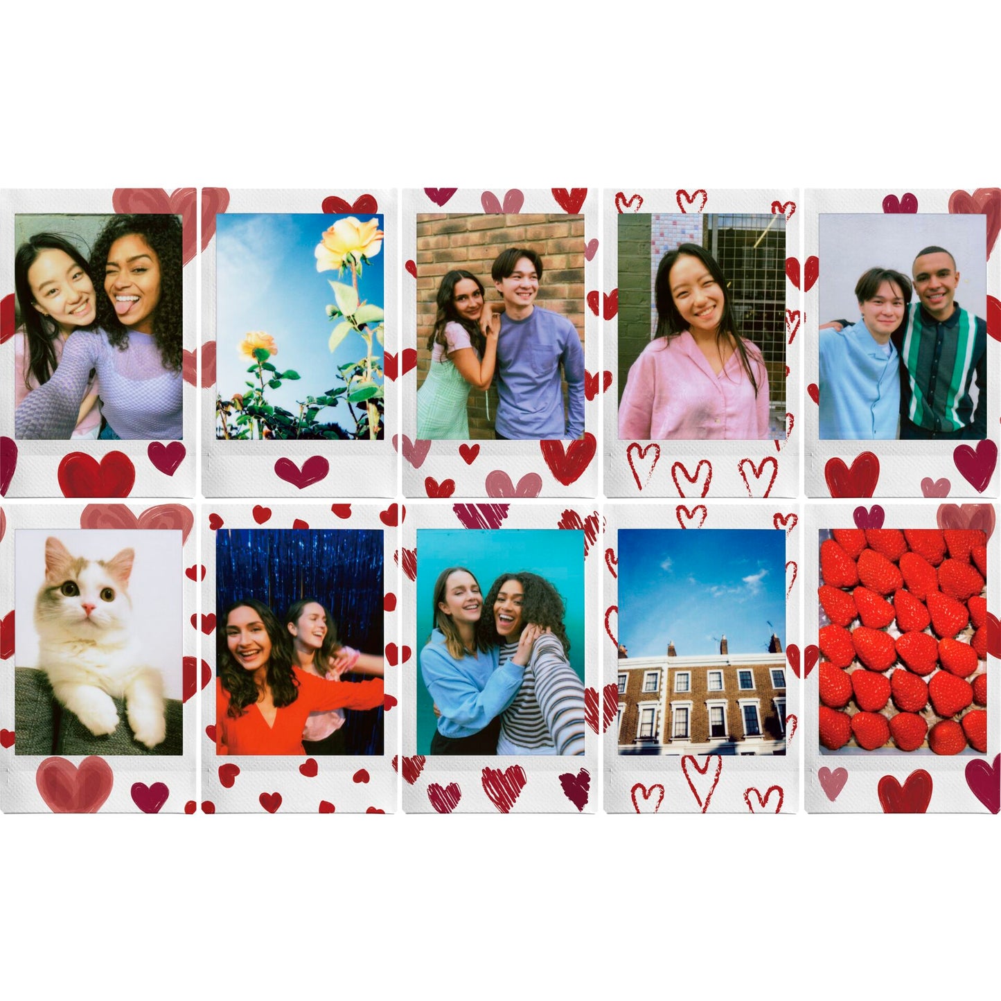 Fujifilm instax mini Film Heart Sketch