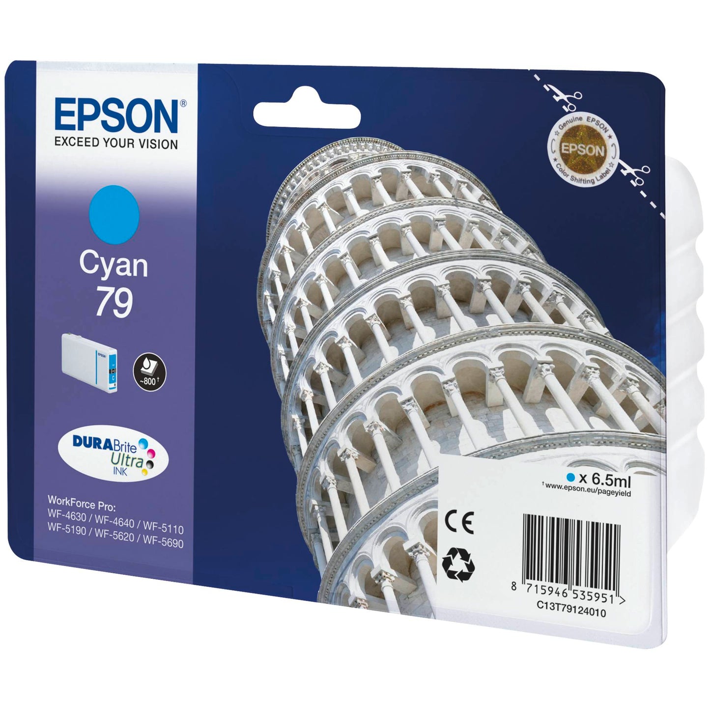 Epson DURABrite Ultra Ink 79 ink cartridge cyan T 7912