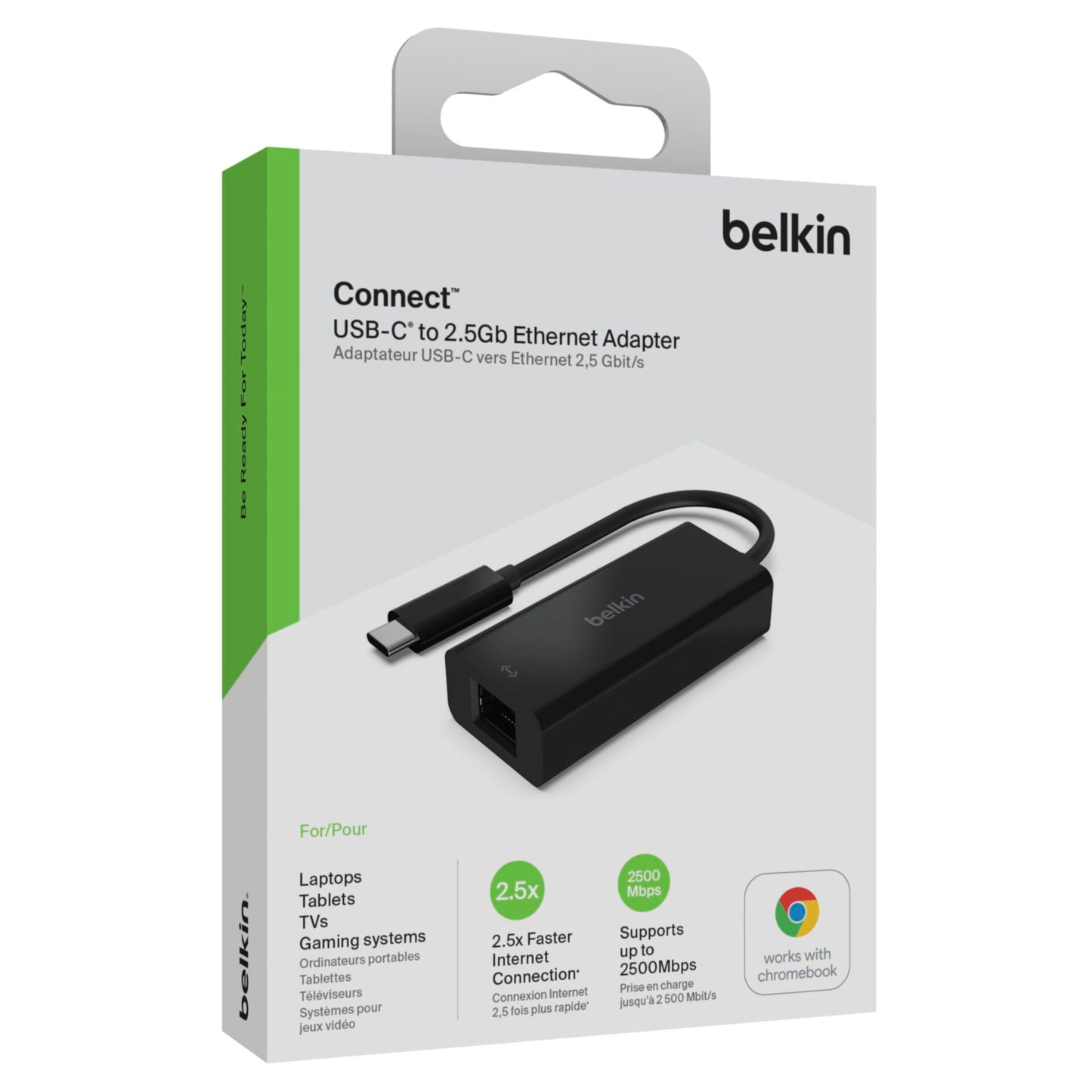 Belkin USB-C to 2,5GB Ethernet- Adapter, black INC012btBK