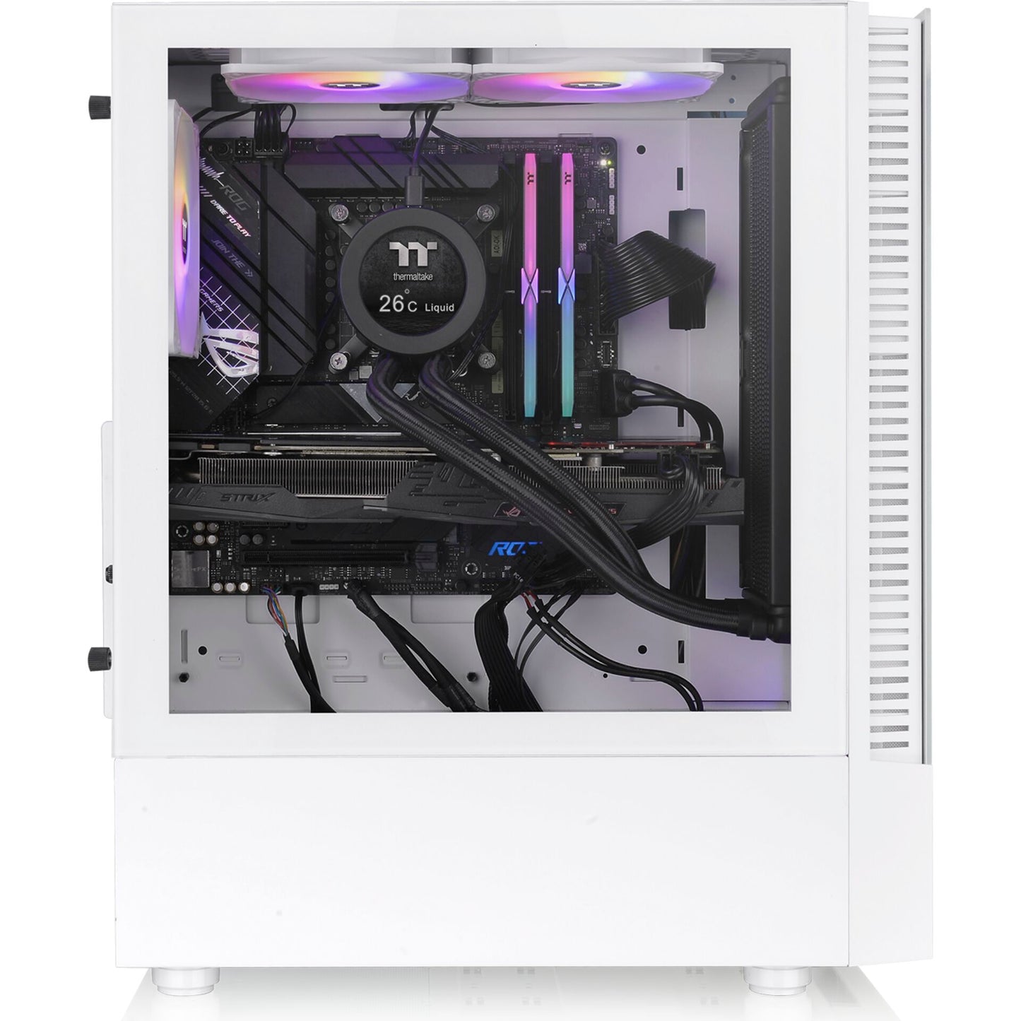 Thermaltake View 200 TG ARGB Snow White