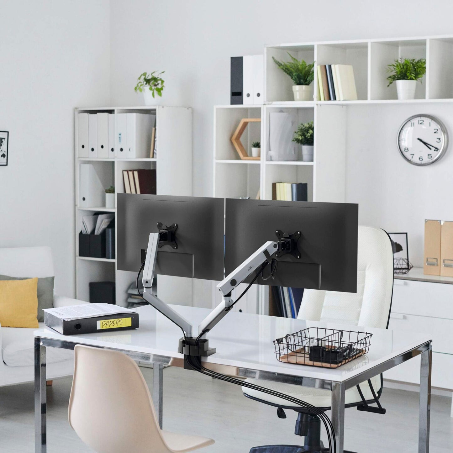 Durable Monitor Mount Select PLUS Arm f.2 Monitors, TB 509723