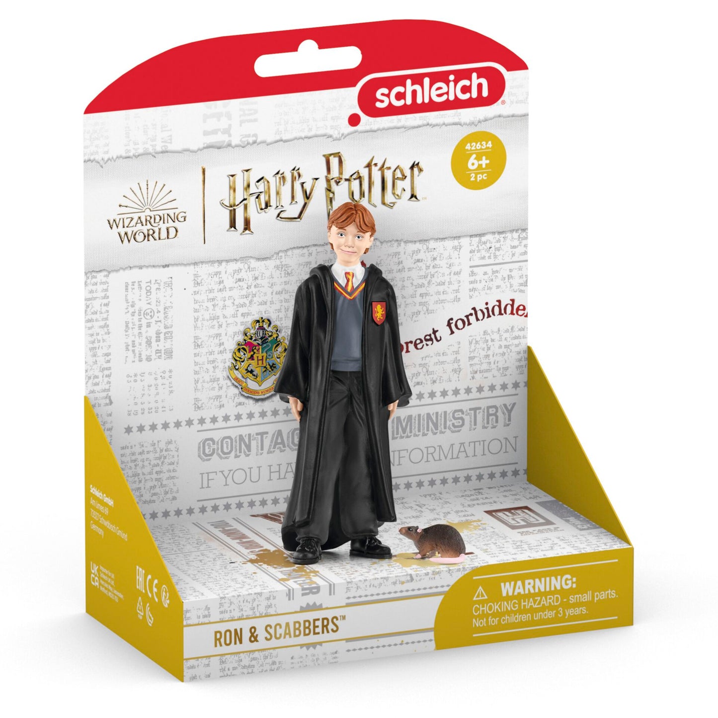 Schleich Wizarding World Ron Weasley & Scabbers     42634
