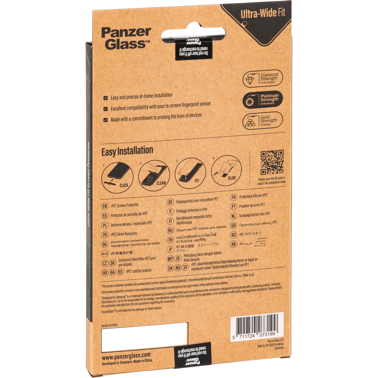 PanzerGlass Matrix Hybrid Glass for Galaxy S23+