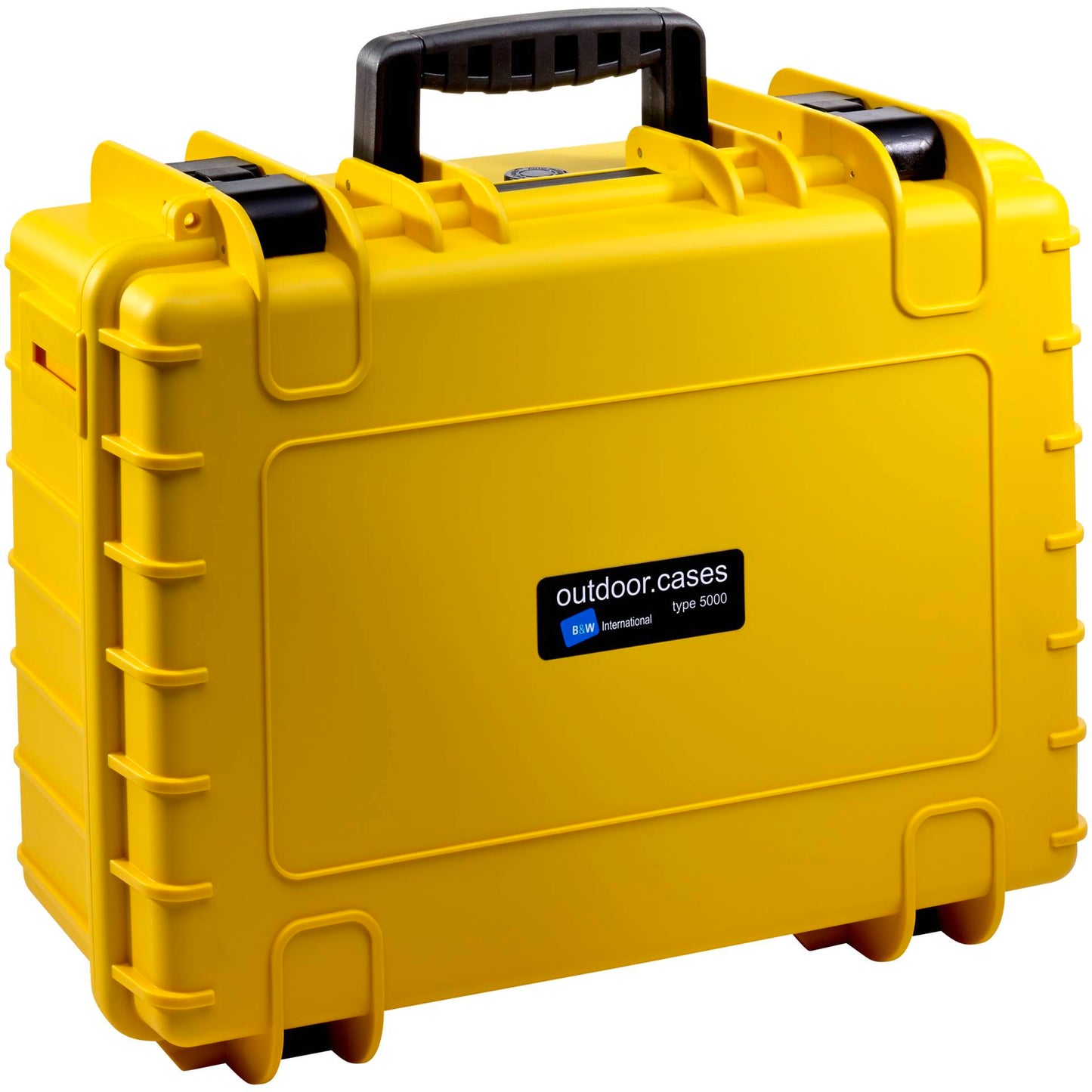 B&W Outdoor Case Type 5000 yellow with foam insert
