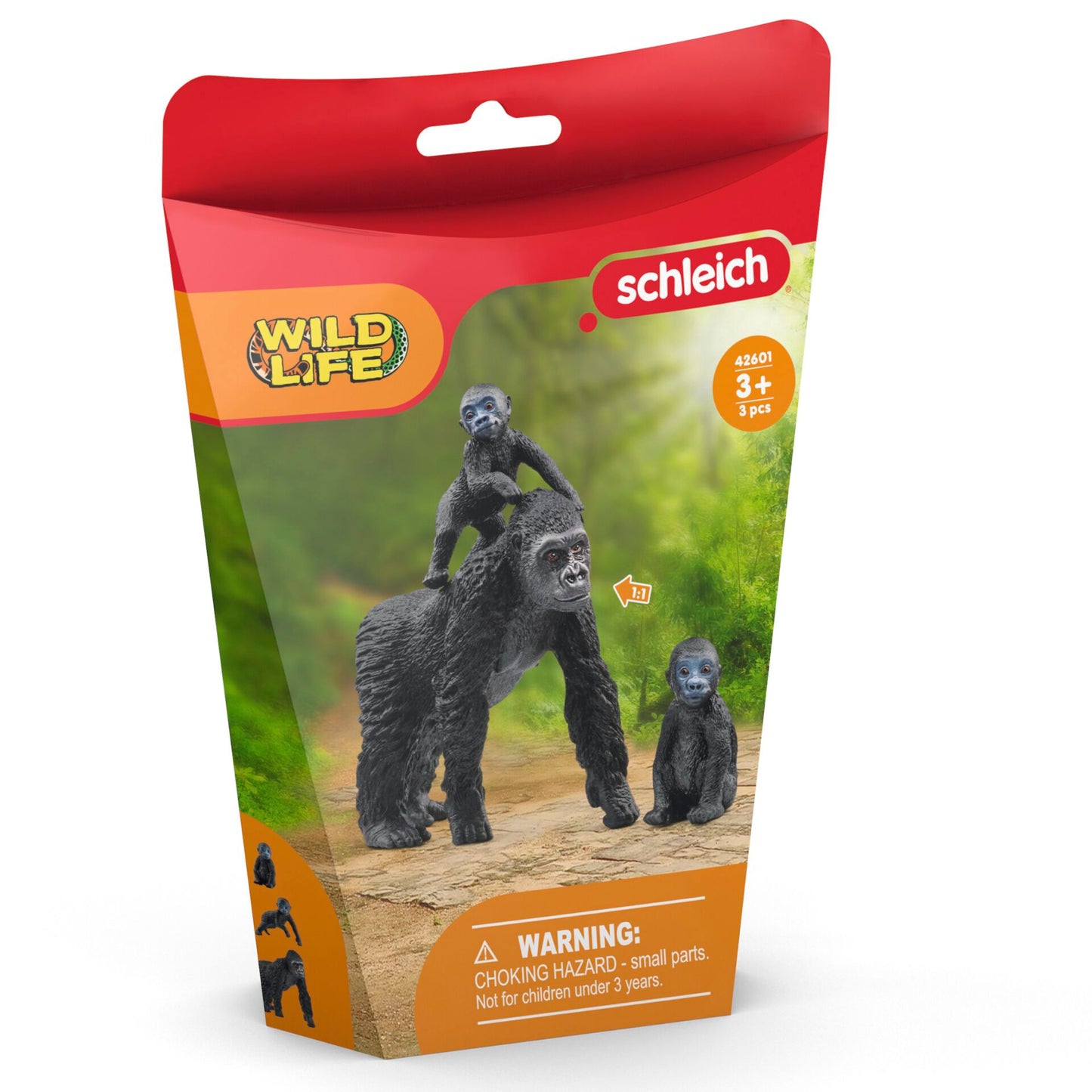 Schleich Wild Life 42601 Lowland Gorilla Family