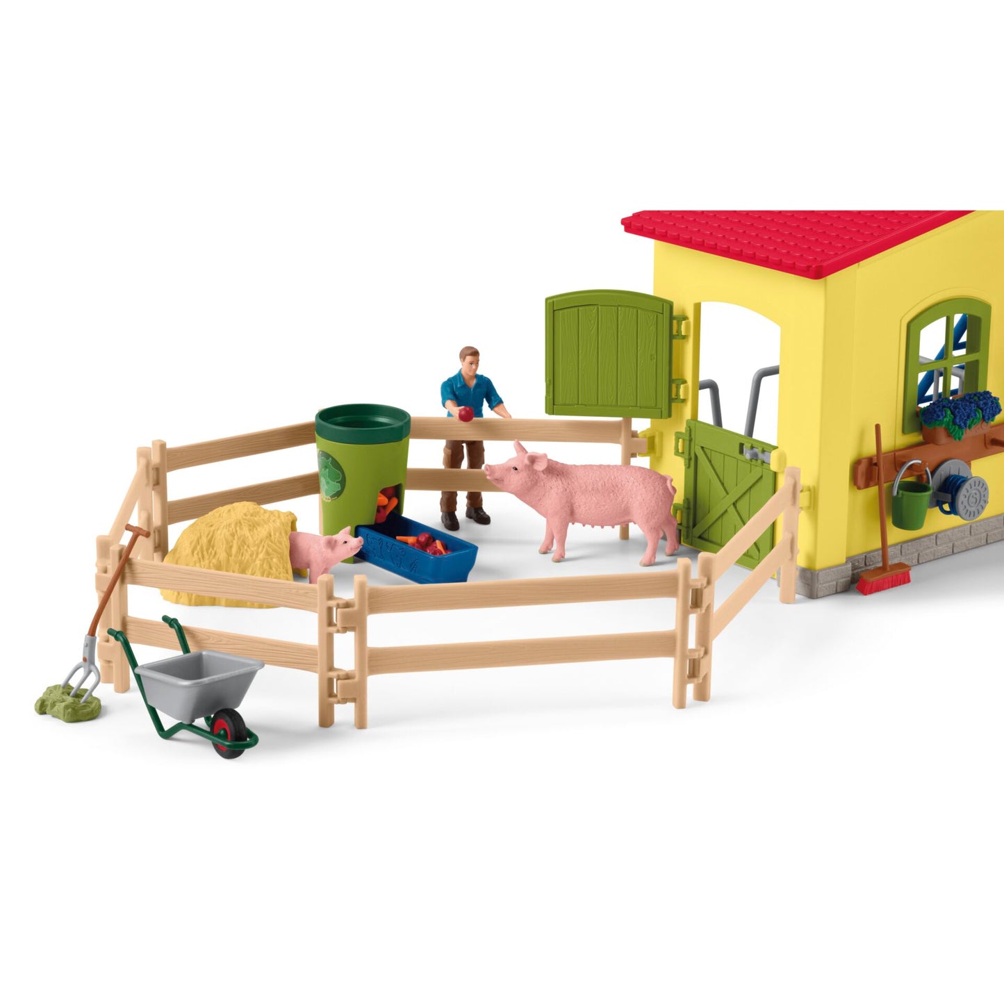 Schleich Farm World 42605 Large Farm with Animals & Acc.