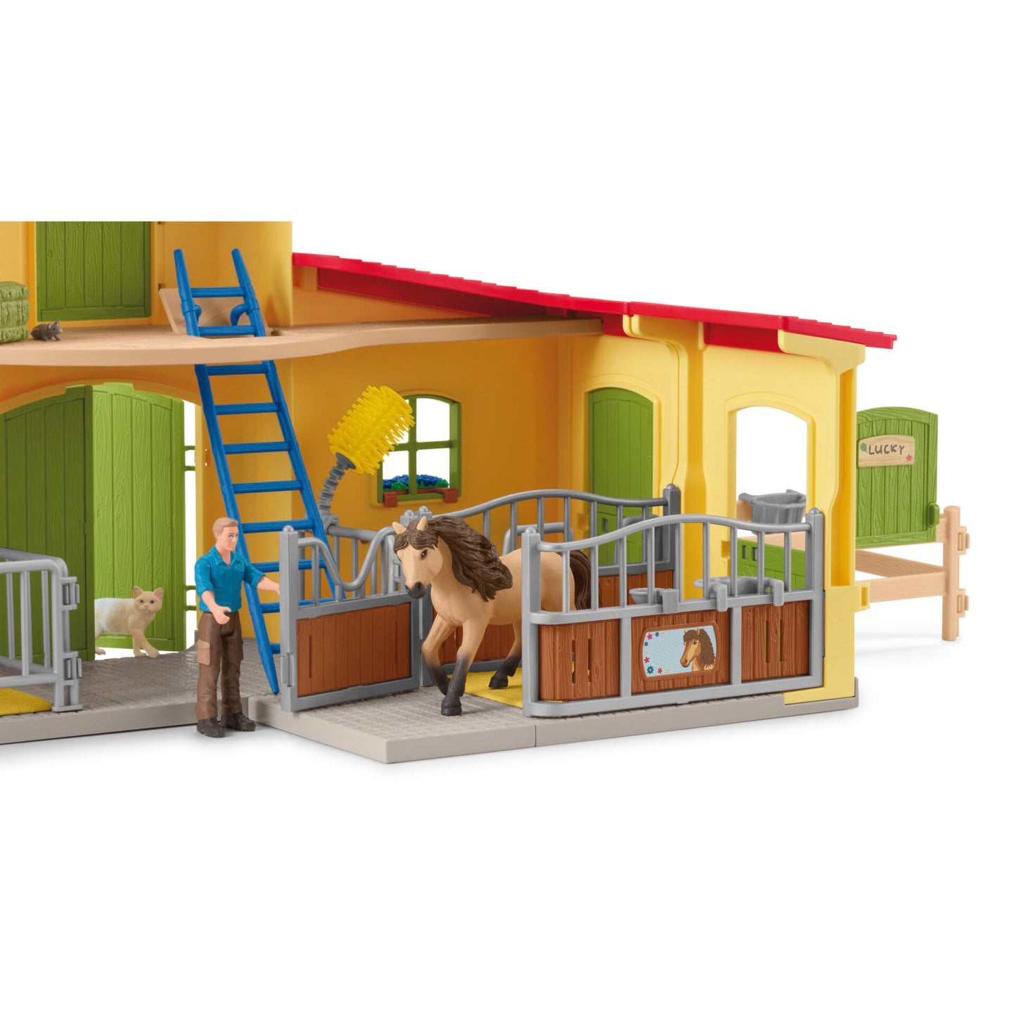 Schleich Farm World Pony Box with Iceland Pony Stallion 42609