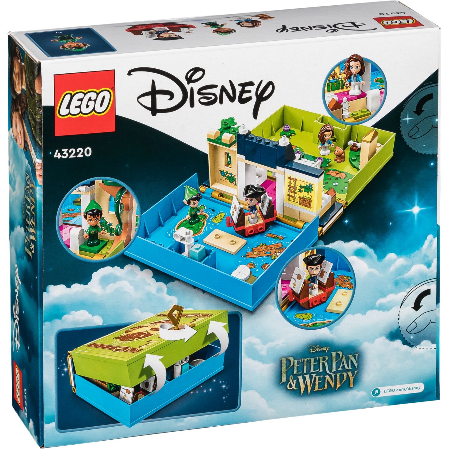 LEGO Disney 43220 Peter Pan & Wendy's Storybook Adventure