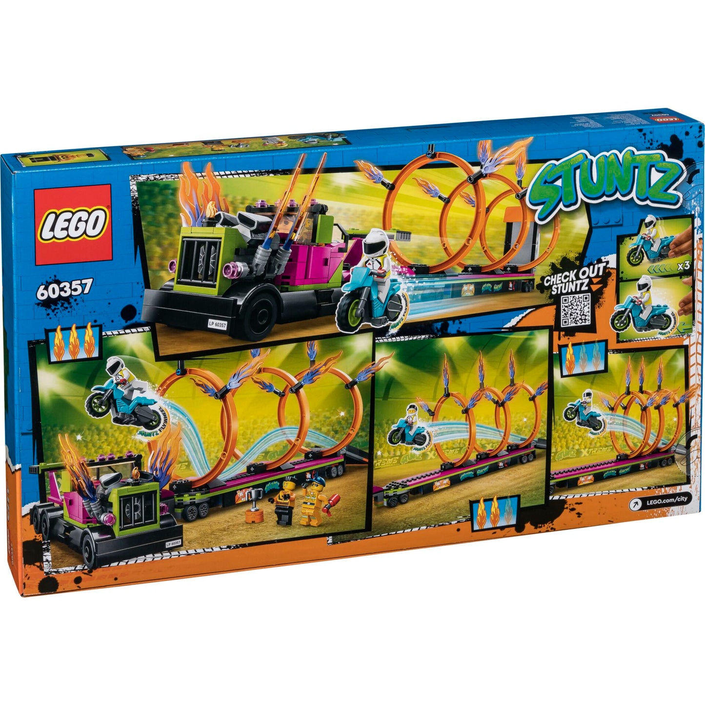 LEGO City 60357  Stunt Truck & Ring of Fire Challenge