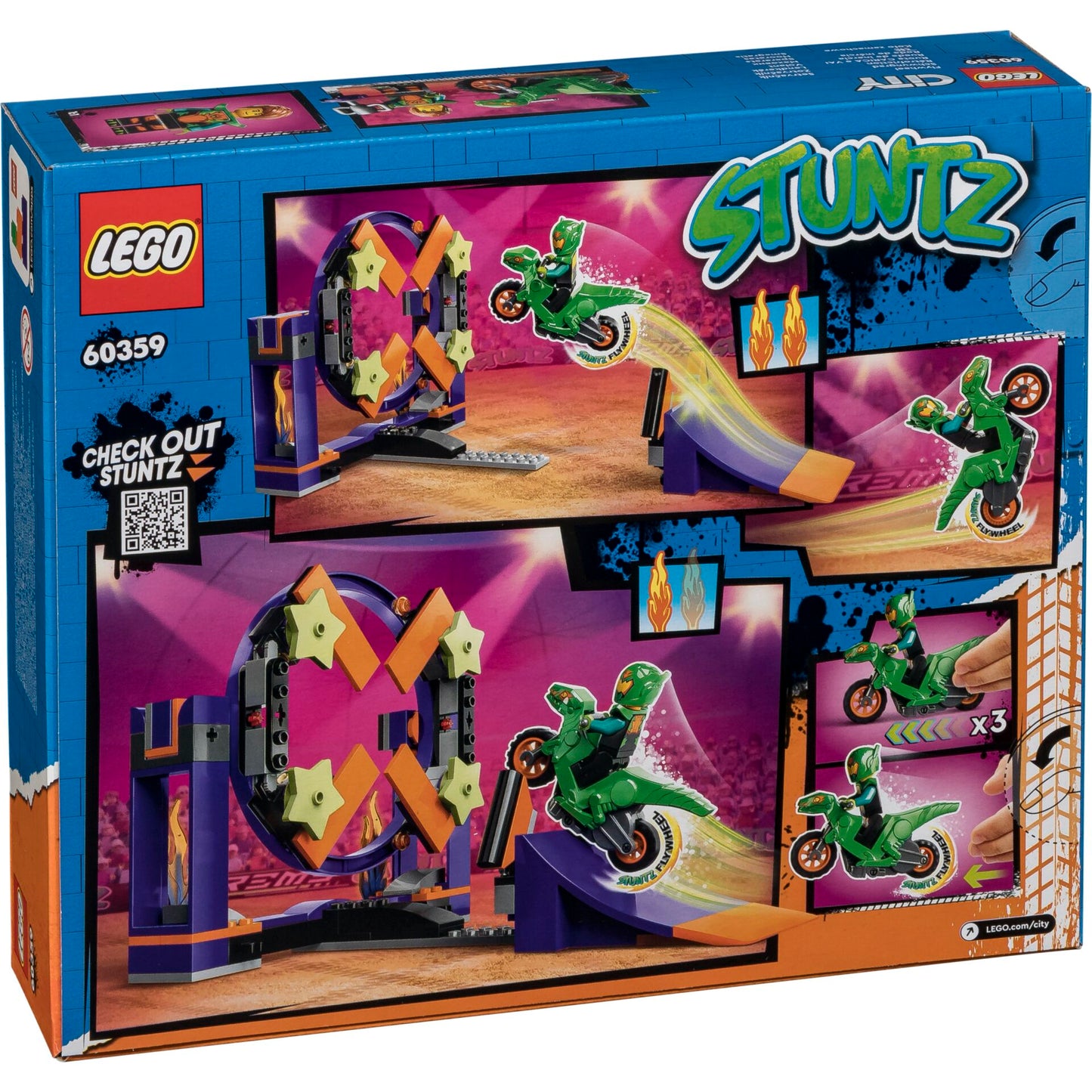 LEGO City Stuntz 60359 Dunk Stunt Ramp Challenge