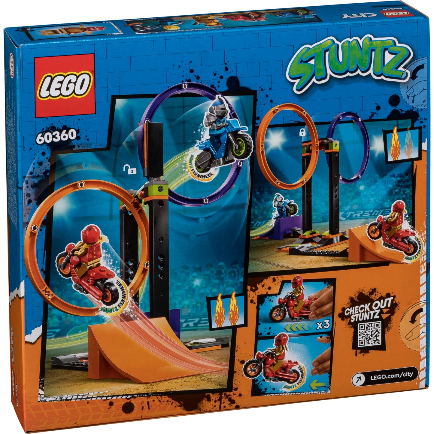 LEGO City Stuntz 60360 Spinning Stunt Challenge