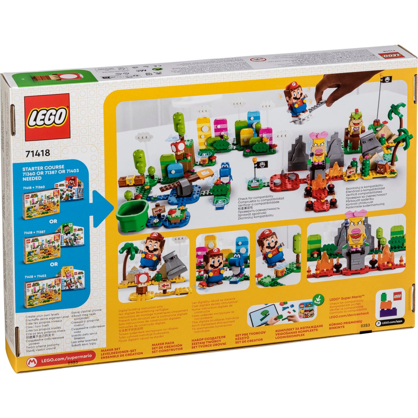 LEGO Super Mario 71418 Creativity Toolbox Maker Set