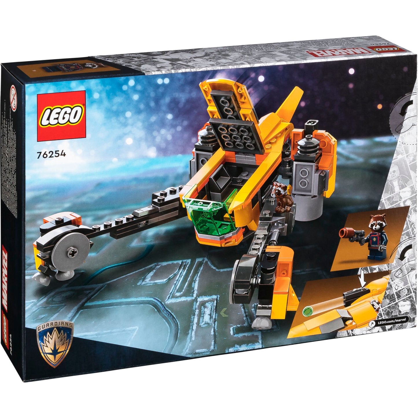 LEGO Super Hero Marvel 76254 Baby Rocket's Ship