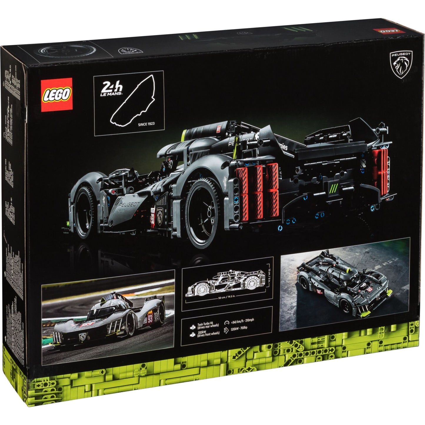 LEGO Technic 42156 PEUGEOT 9X8 24H Le Mans Hypercar