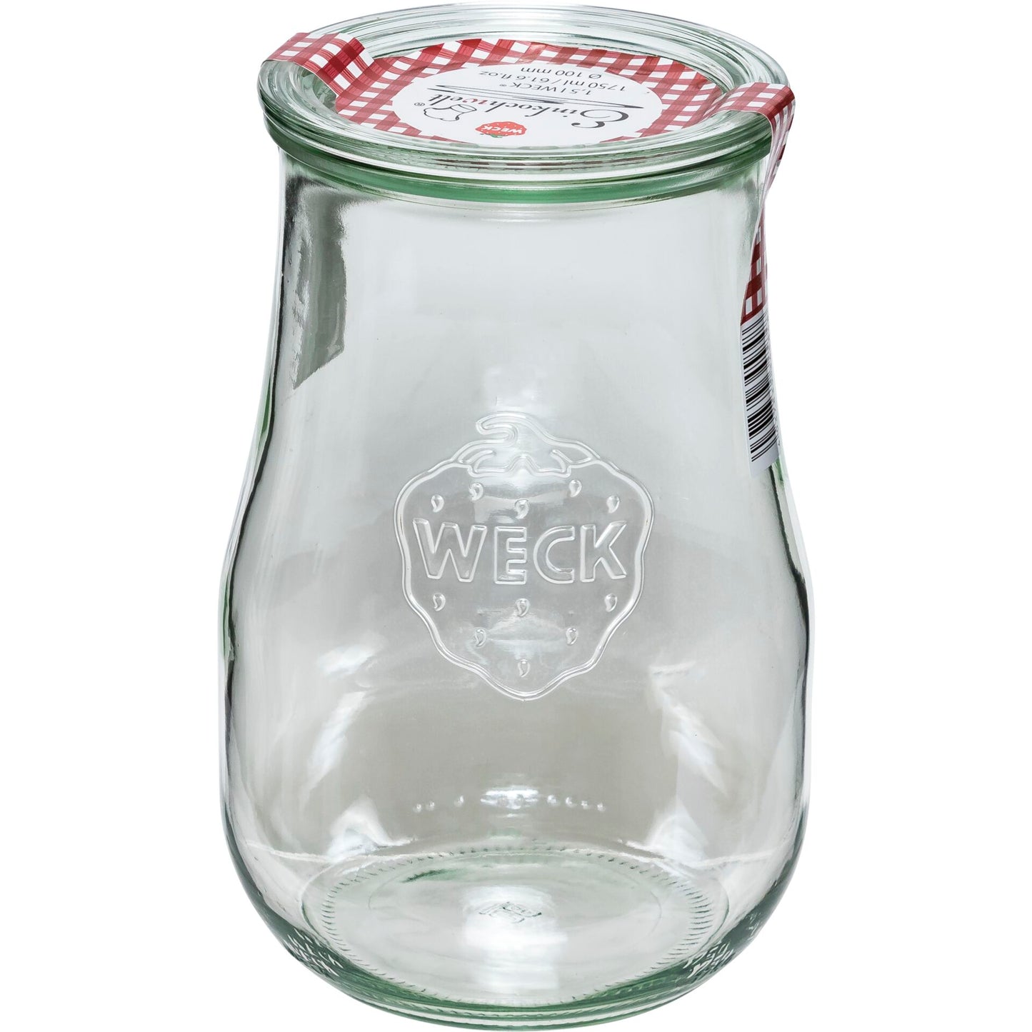 WECK Round Rim Jar Tulip 1750ml