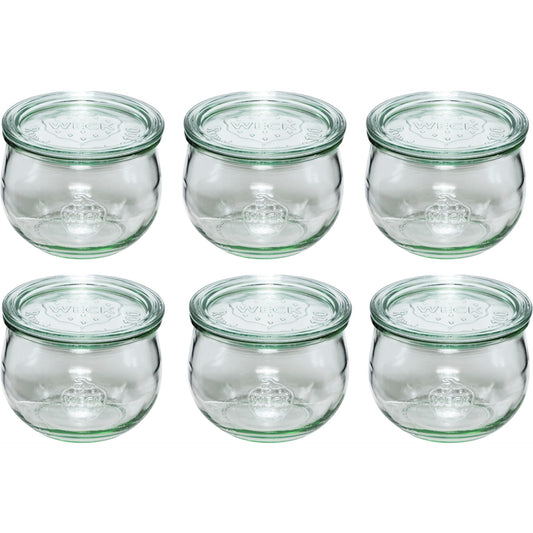 WECK Tulip Jar 580ml Set of 6