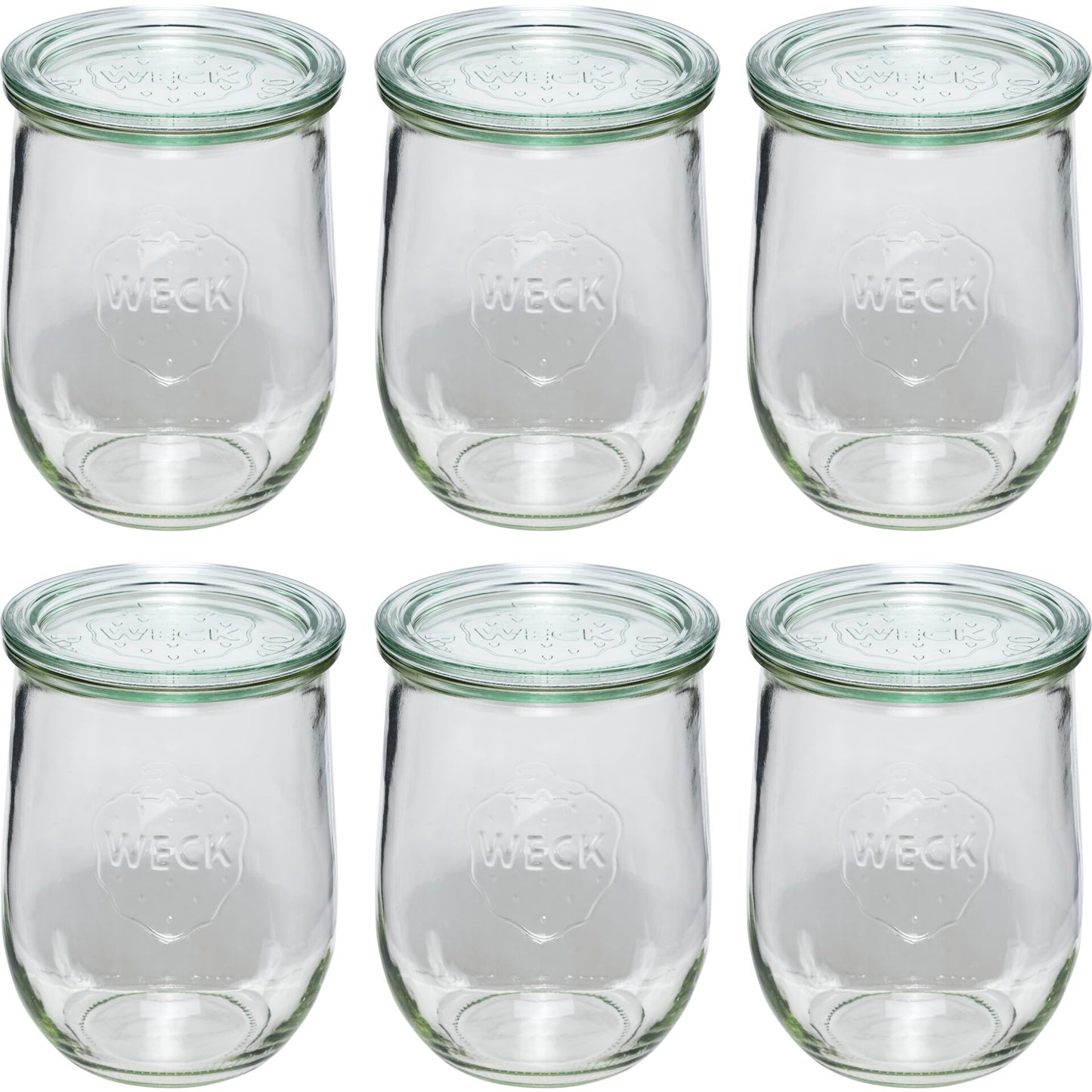 WECK Tulip Jar 1062ml Set of 6