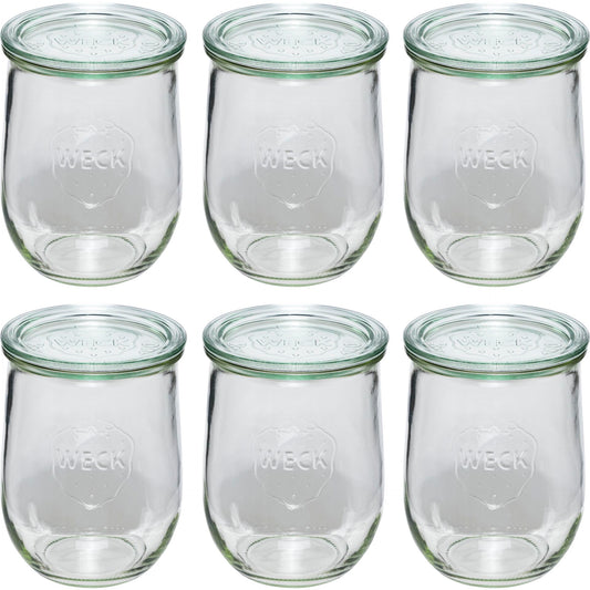 WECK Tulip Jar 1062ml Set of 6