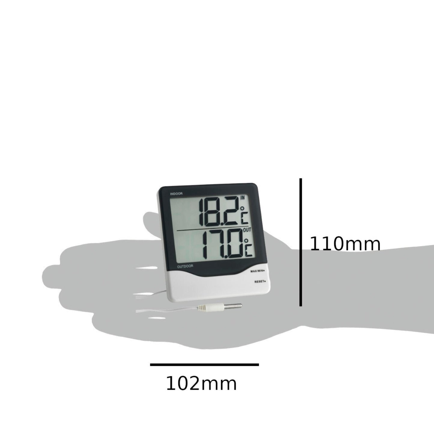 TFA 30.1011 K Digital Indoor-Outdoor-Thermometer