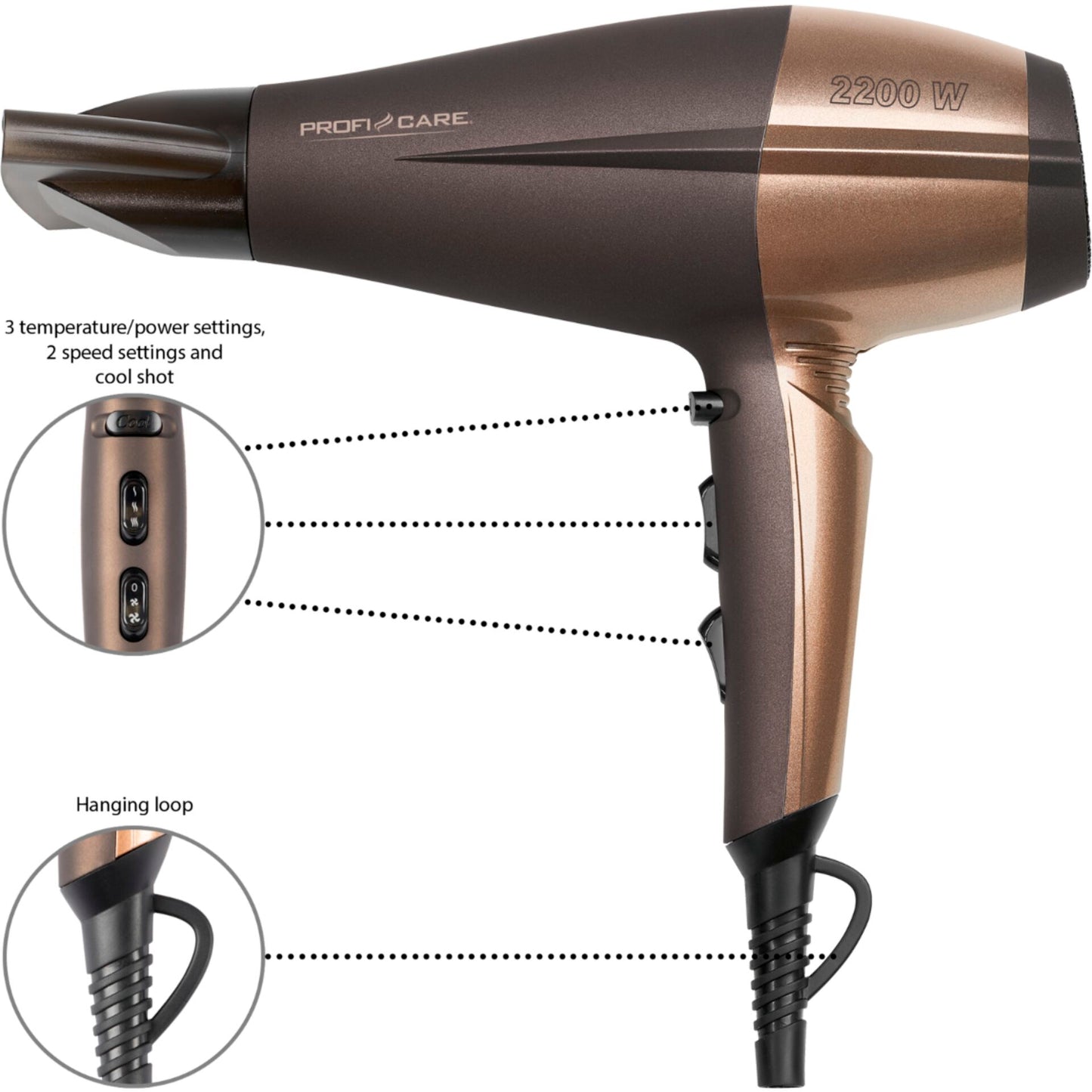 Proficare PC-HT 3010 brown-bronze