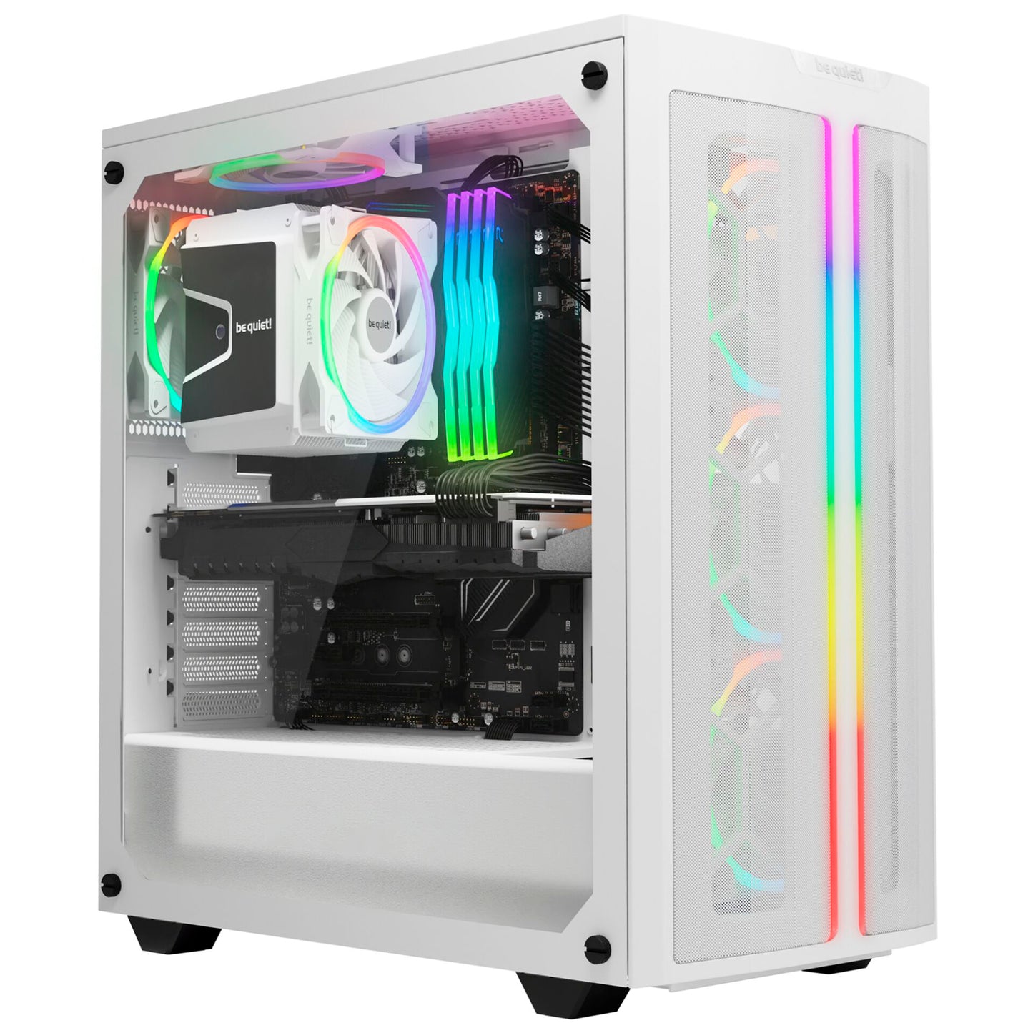 be quiet! Light Wings White 140mm PWM high-speed Triple-Pack