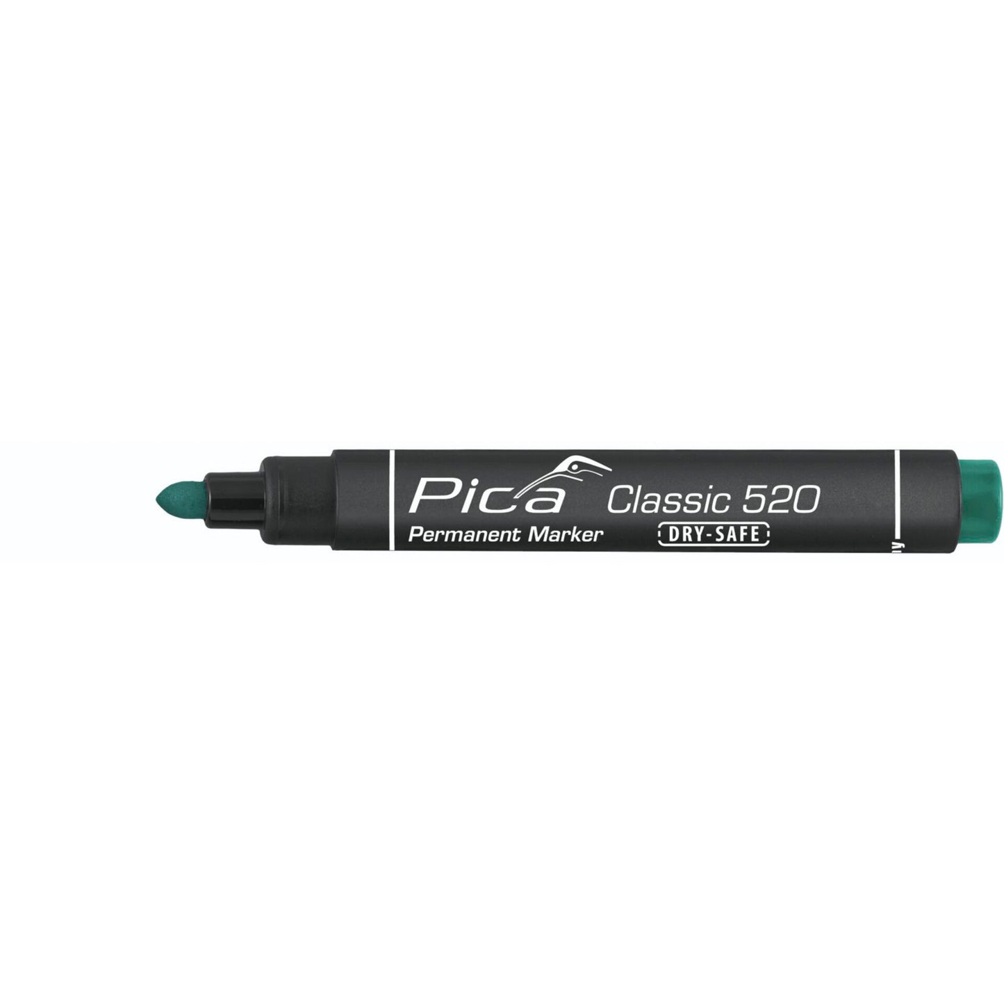 Pica Permanent Marker 1-4mm, Round Tip, green
