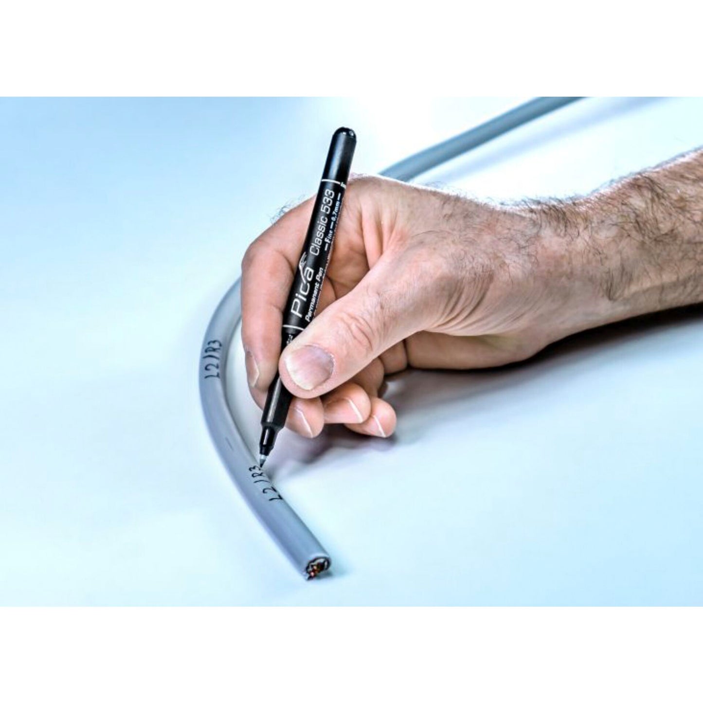 Pica Permanent Pen, 0,7mm black / Retail Packaging