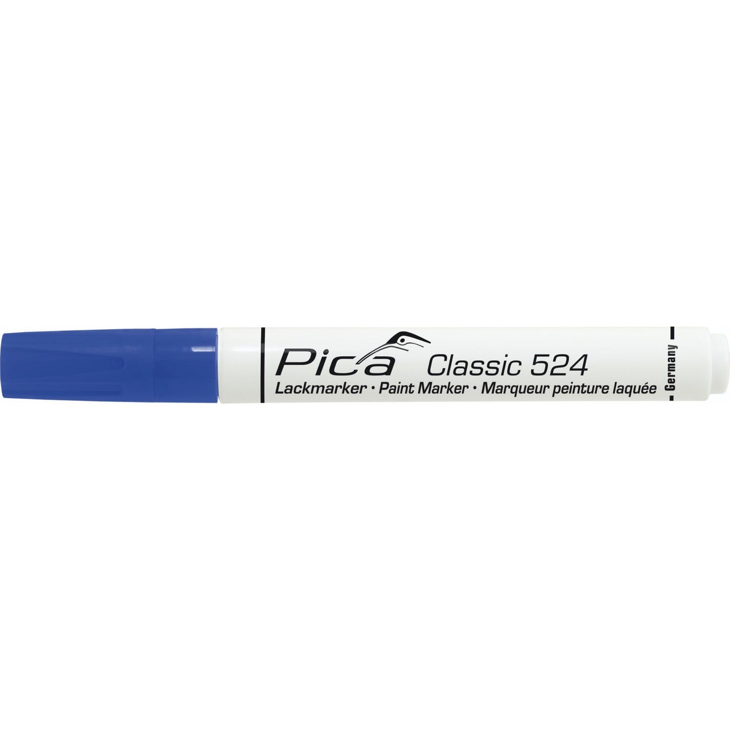 Pica Classic Industrial Paint Marker, 2-4mm bullet tip, blue