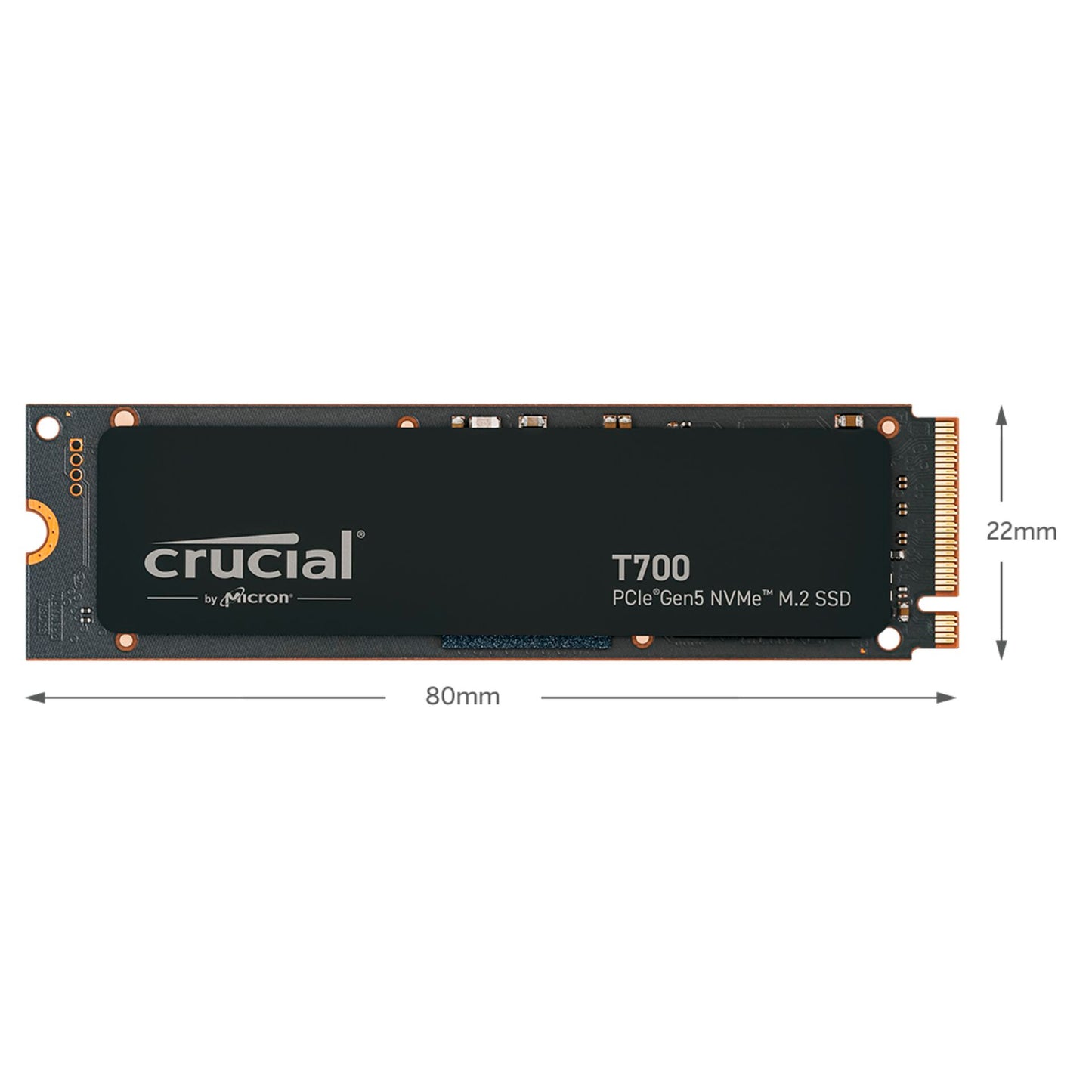 Crucial T700 4TB PCIe Gen5 NVMe M.2 SSD