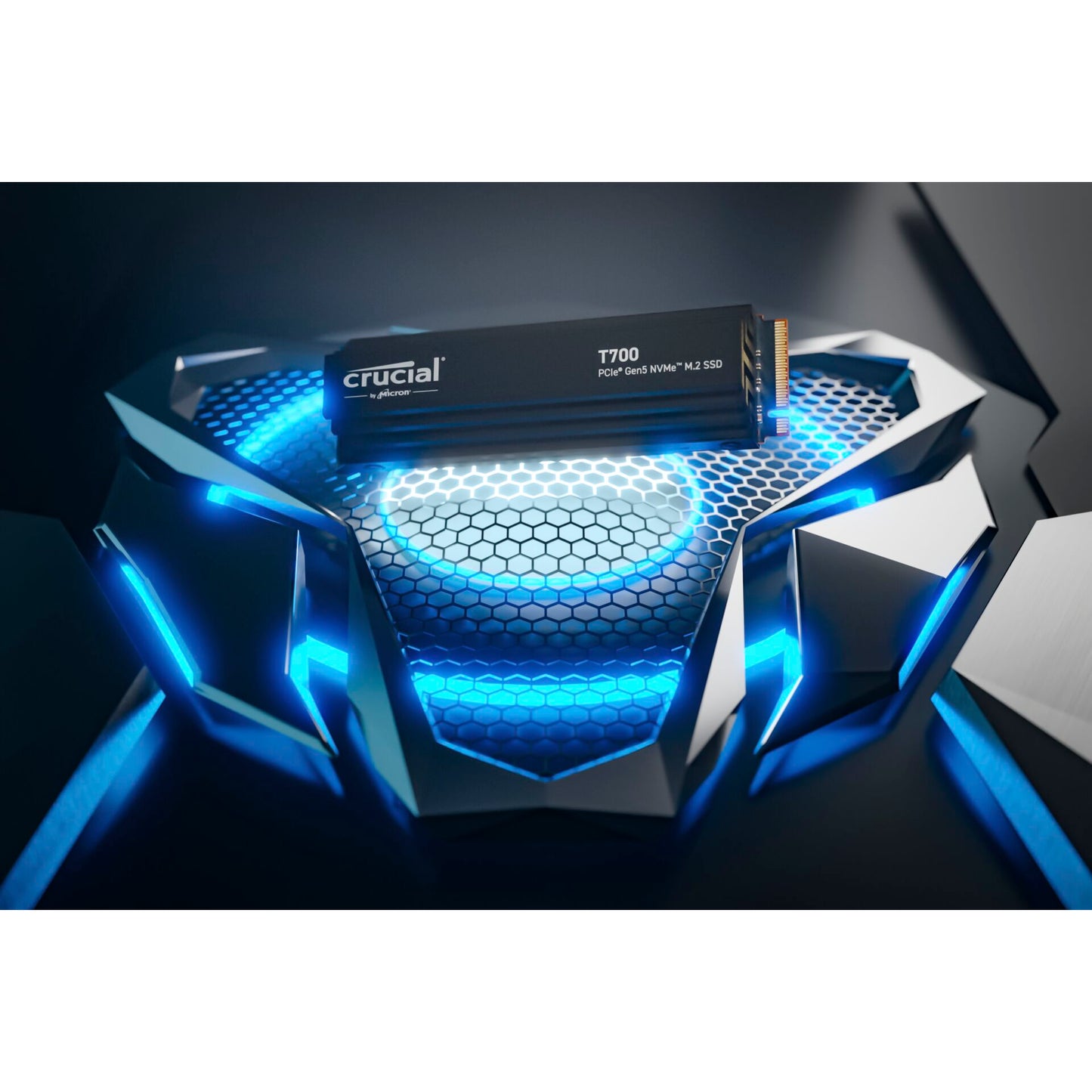 Crucial T700 with heatsink 2TB PCIe Gen5 NVMe M.2 SSD